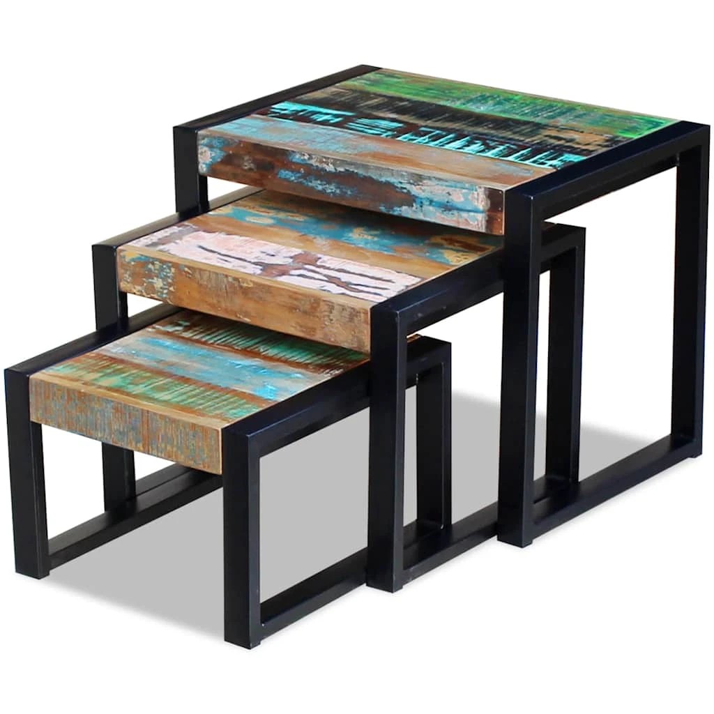 5 Vidaxl Side Table Wooden Side Table - Multi, 5 of 10