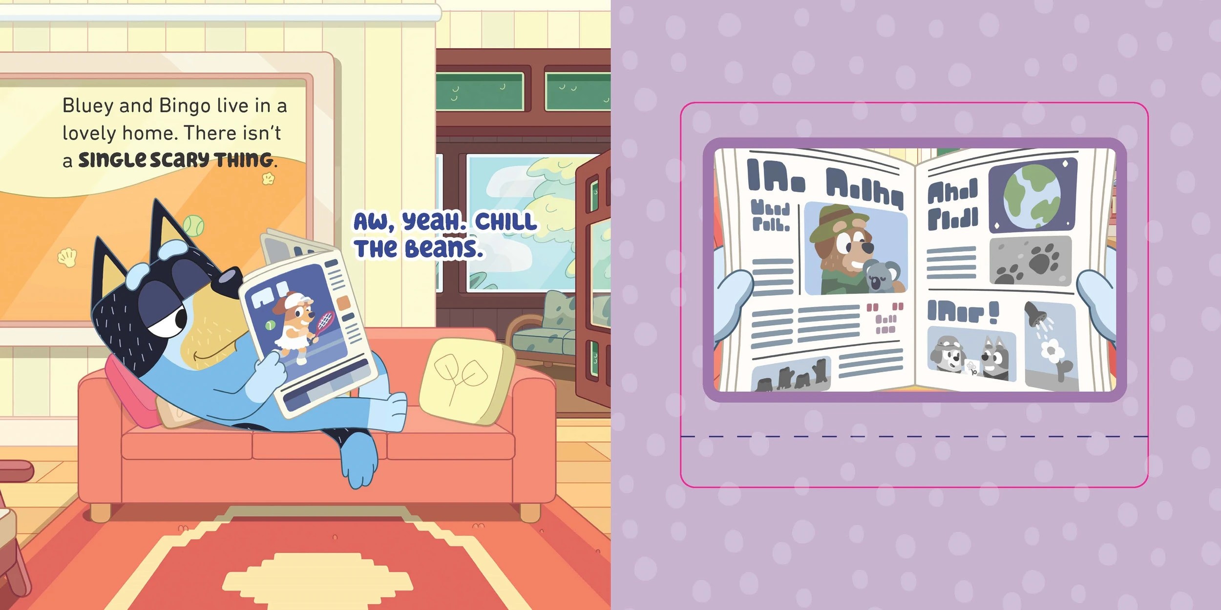 3 Bluey: Bluey and Bingo's Book of Scary Things - A-Lift-The-Flap Book, 3 of 5