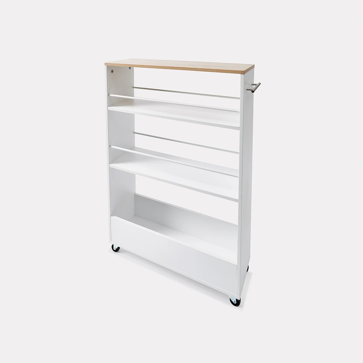2 White Slimline Trolley, 2 of 10