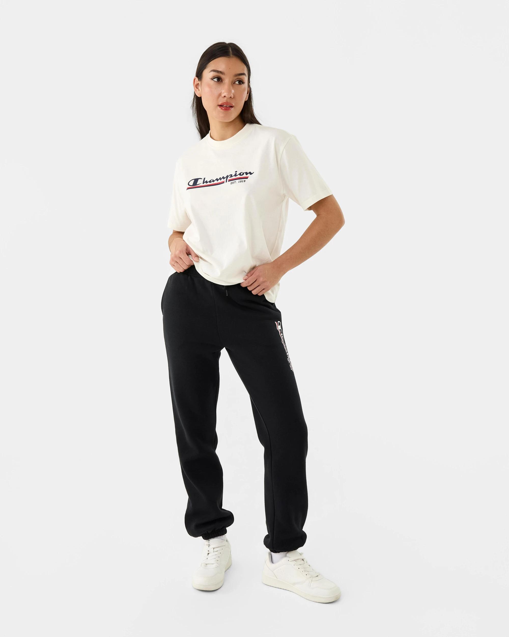 2 Champion Script Womens T-shirt Whis White, 2 of 7