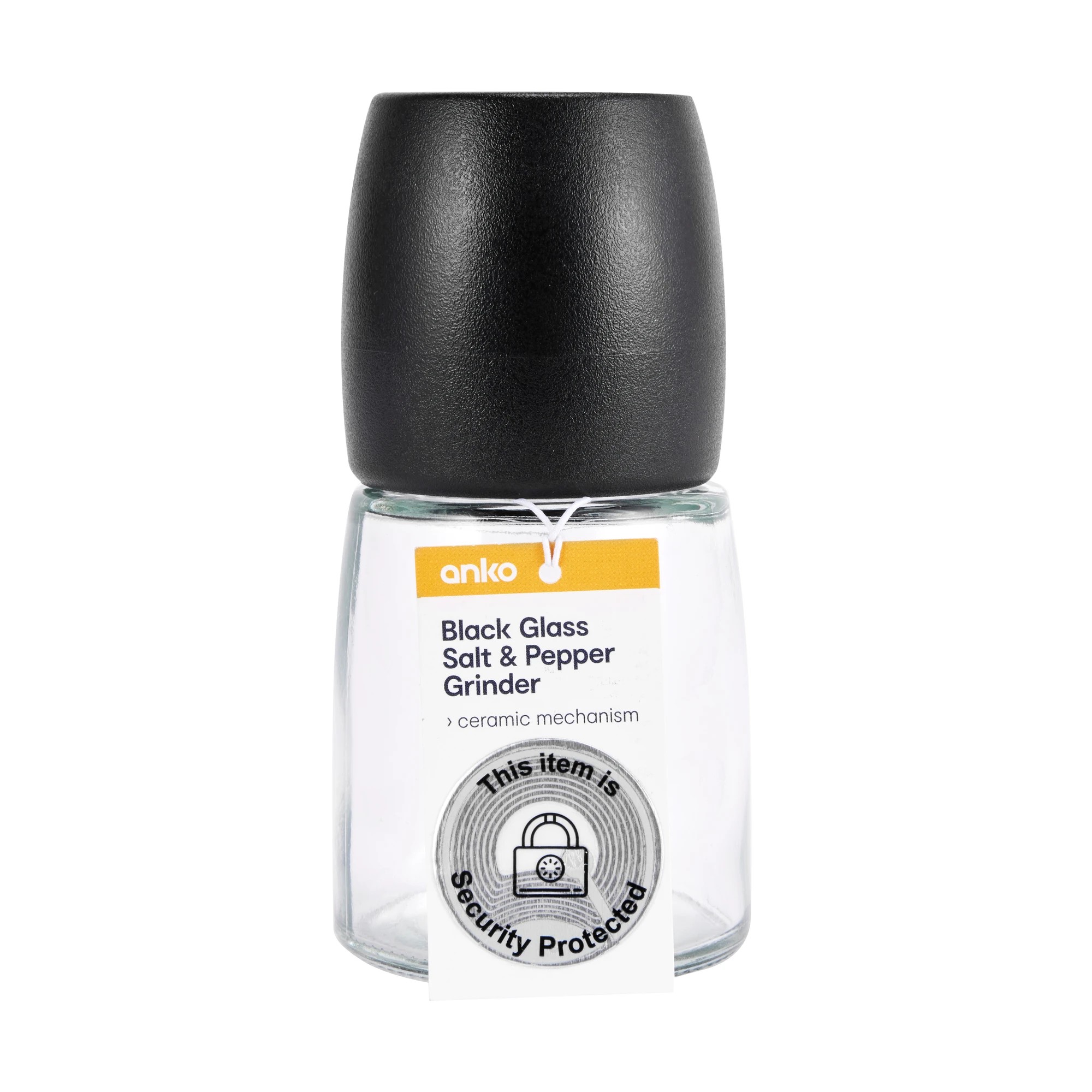 6 Black Glass Salt & Pepper Grinder, 6 of 6