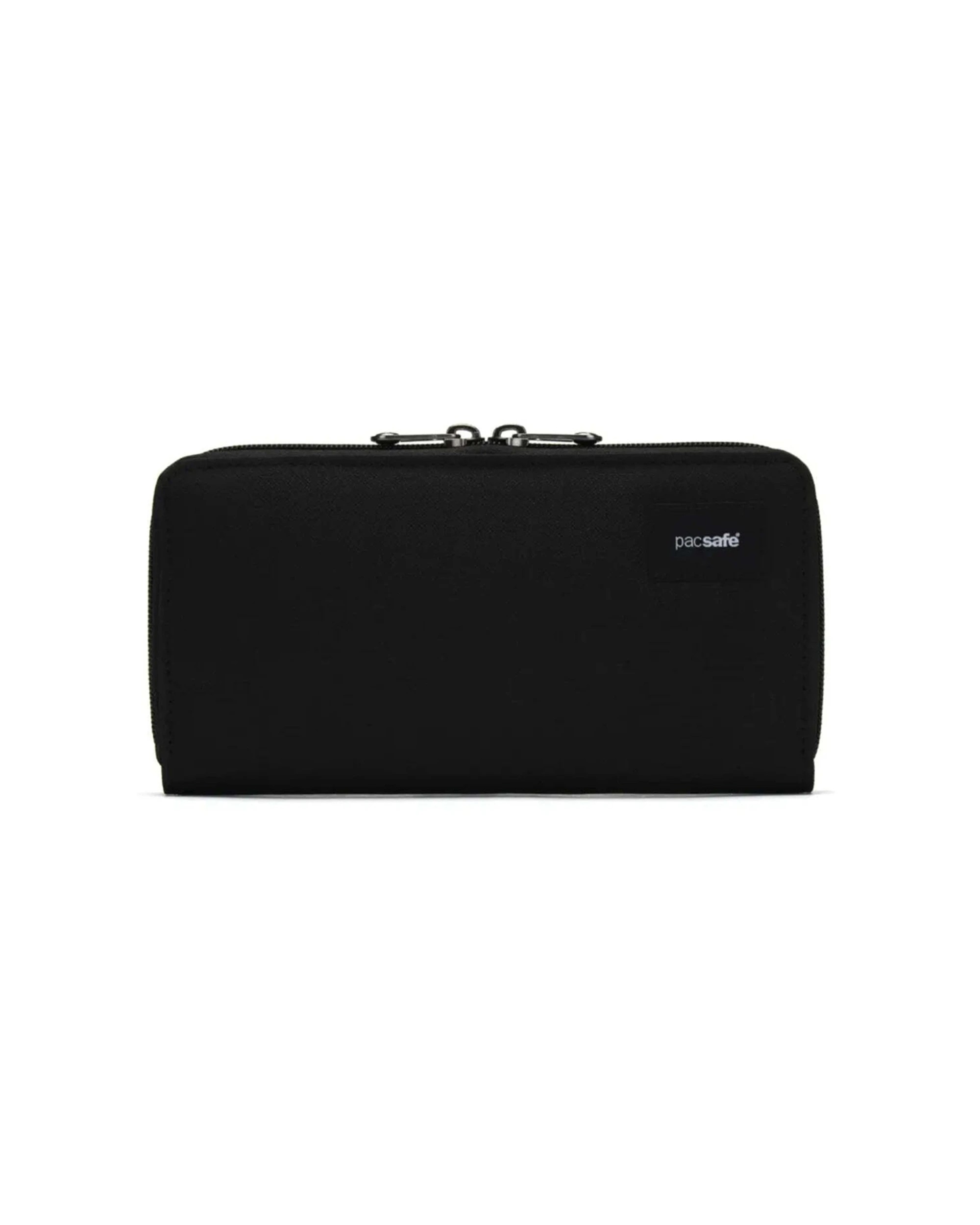 3 Pacsafe RFIDsafe Continental Wallet RFID Blocking Recycled Polyester Jet - Black, 3 of 8