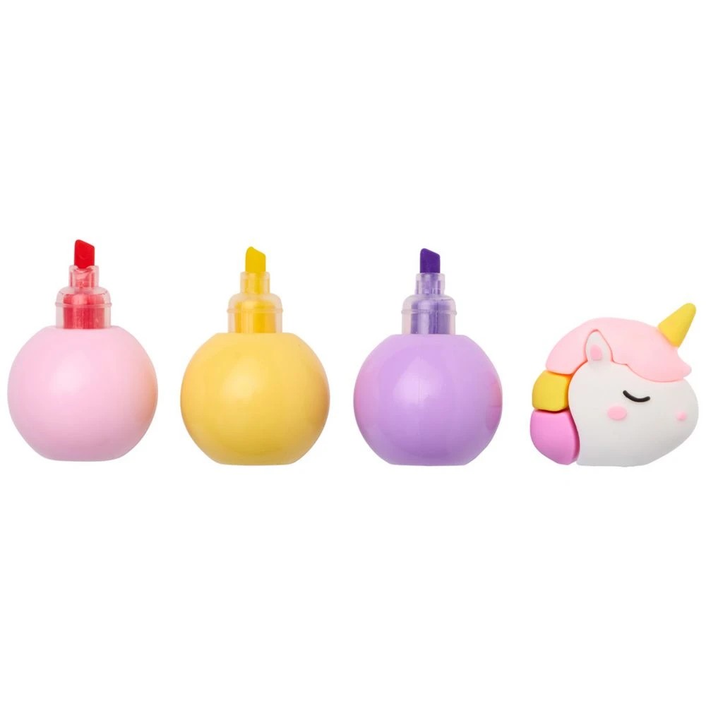 2 Studymate Novelty Highlighters Unicorn 3 Pack, 2 of 2