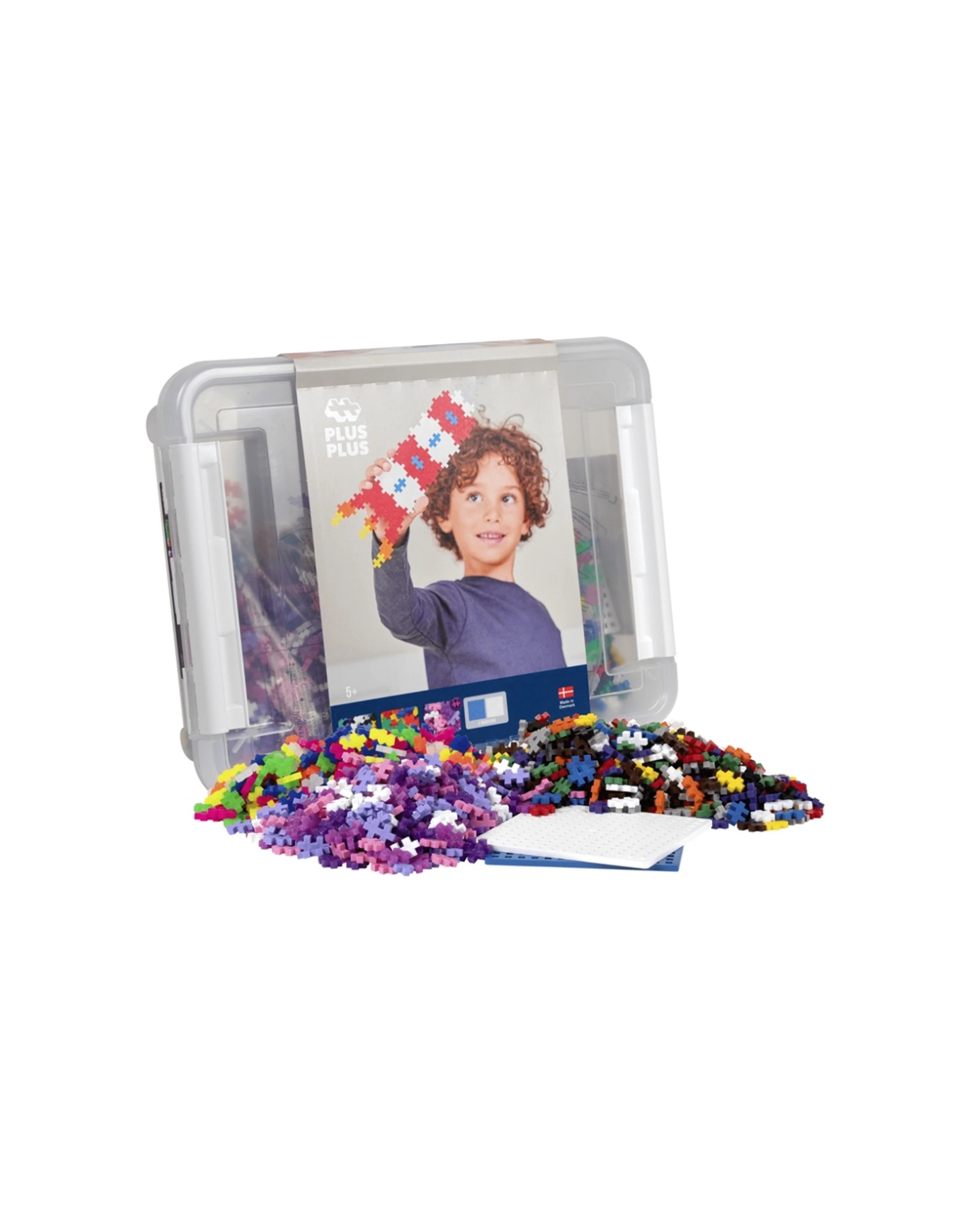 3 Plus-Plus 2400pc Storage Box Mix Colourful Building Pieces, 3 of 3