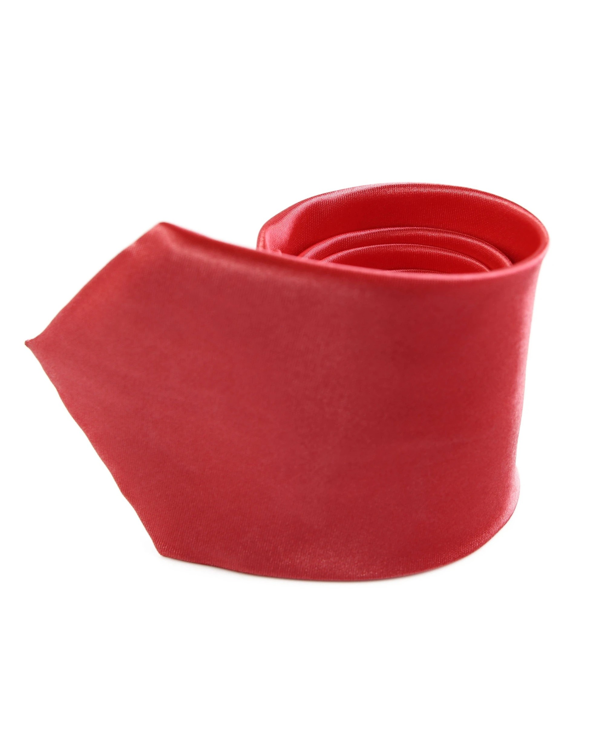 2 Zasel Mens Watermelon 8cm Plain Neck Tie, 2 of 2