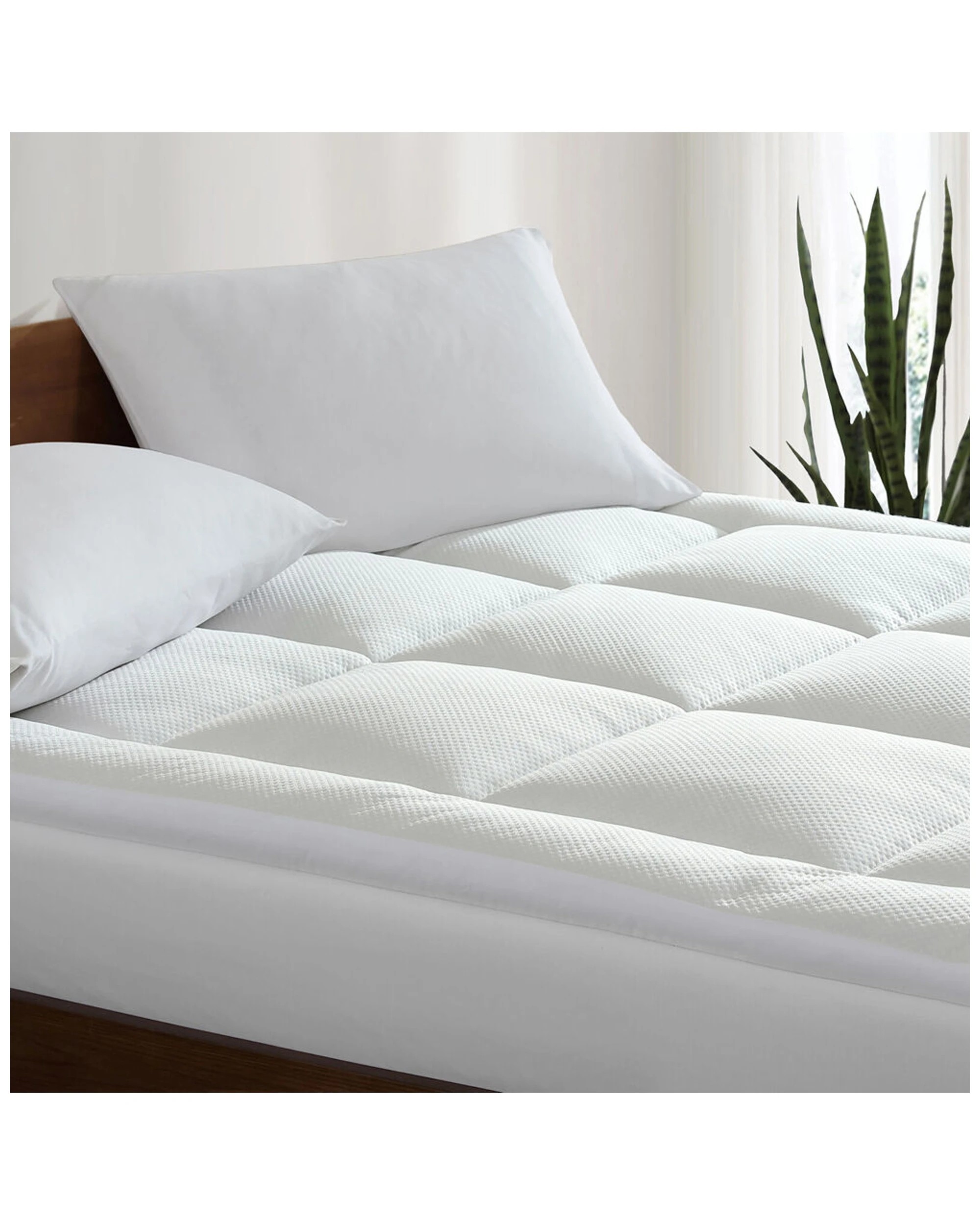 4 ARDOR Double 1800Gsm Reversible Microfibre Mattress Topper Cooling Easy Fit, 4 of 4