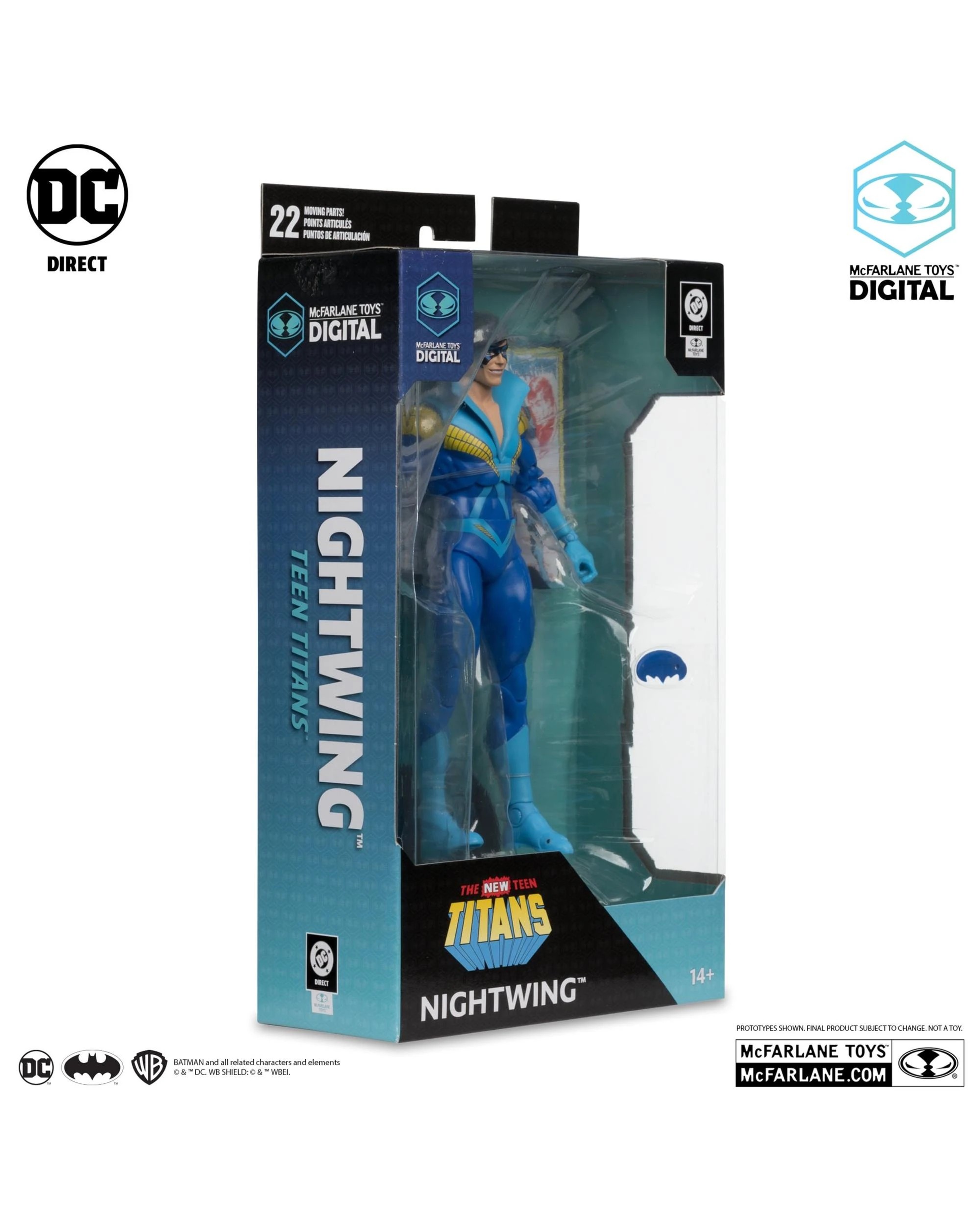 8 McFarlane Digital DC Direct Nightwing Silver Age 7 inch Figure, 8 of 9