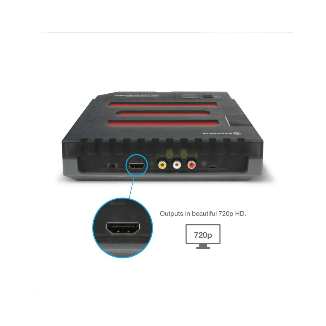 4 Hyperkin NES RetroN HD 3-in-1 Retro Gaming Console - Space Black - Multi, 4 of 8