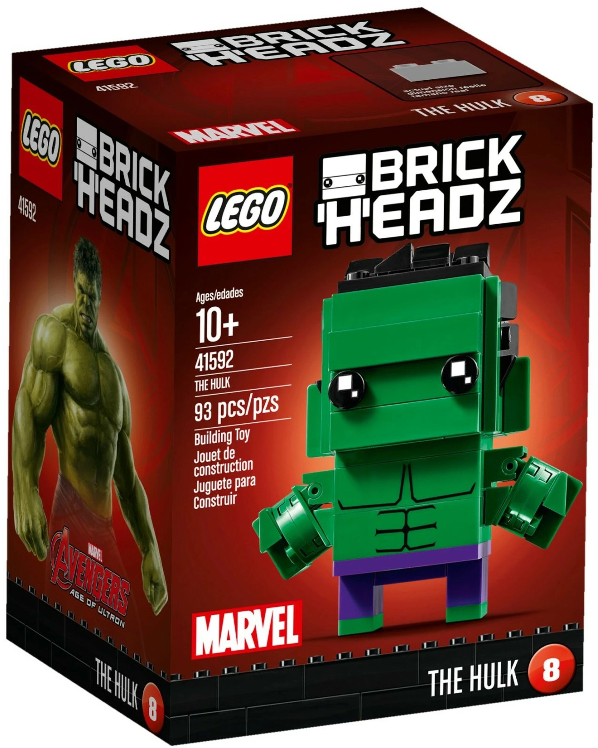 1 LEGO 41592 Brickheadz The Hulk, 1 of 1