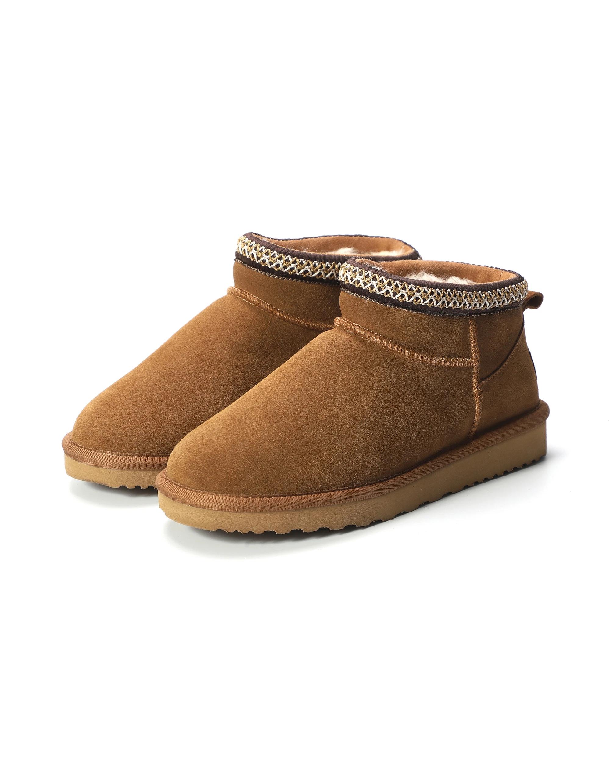 5 AUS WOOLI Altona Sheepskin Ankle Braid UGG Boots TAN, 5 of 6