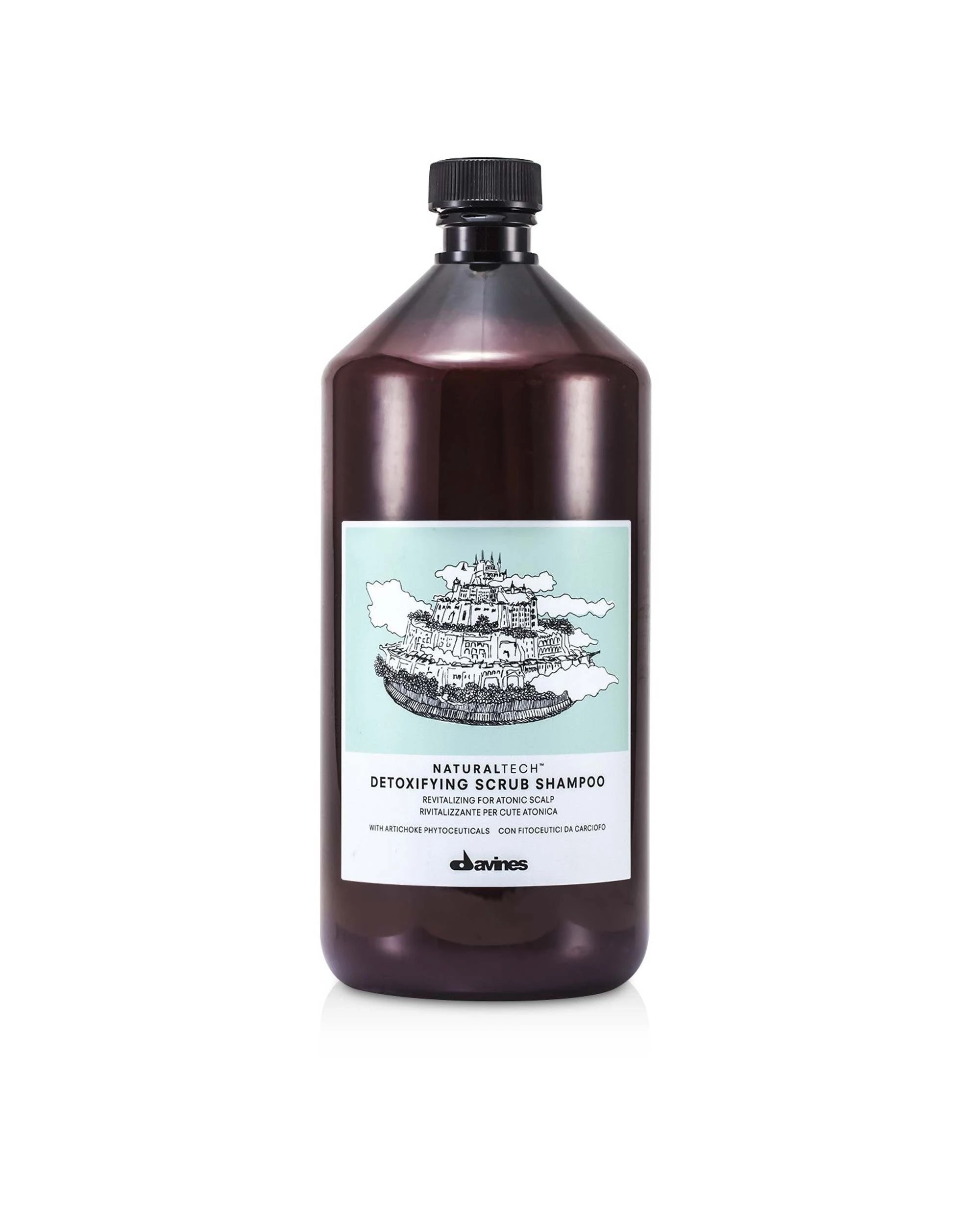 4 Davines Natural Tech Detoxifying Scrub Shampoo (For Atonic Scalp) 250ml/8.45oz, 4 of 4