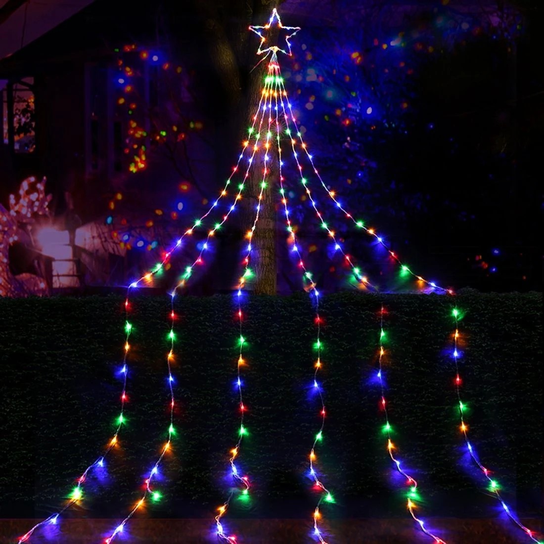 1 Jingle Jollys 5M Christmas Lights String Light 320 LED - Multi, 1 of 7