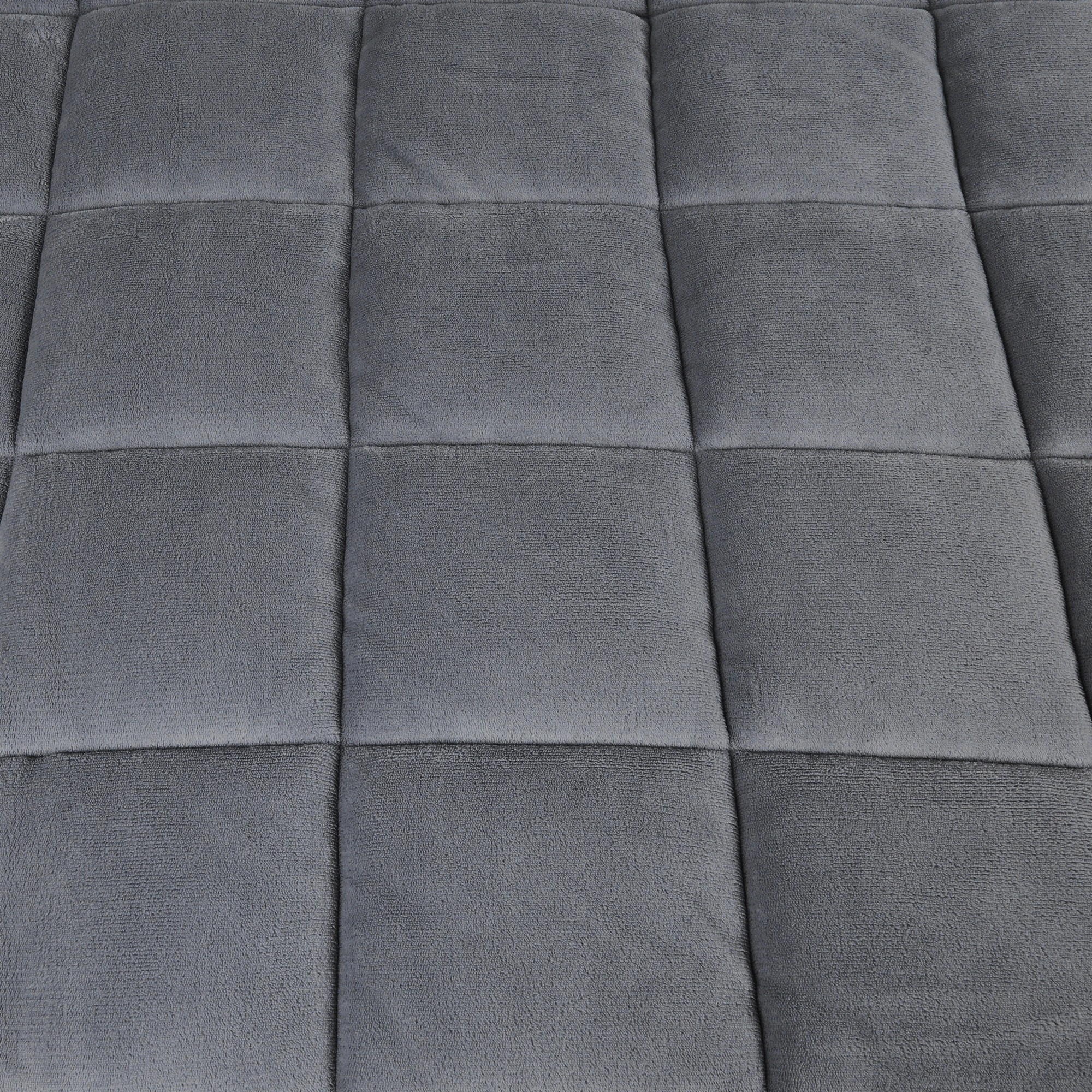 4 Dreamz Quilt Doona Comforter Blanket Velvet Winter Warm Super King Bedding Grey, 4 of 6