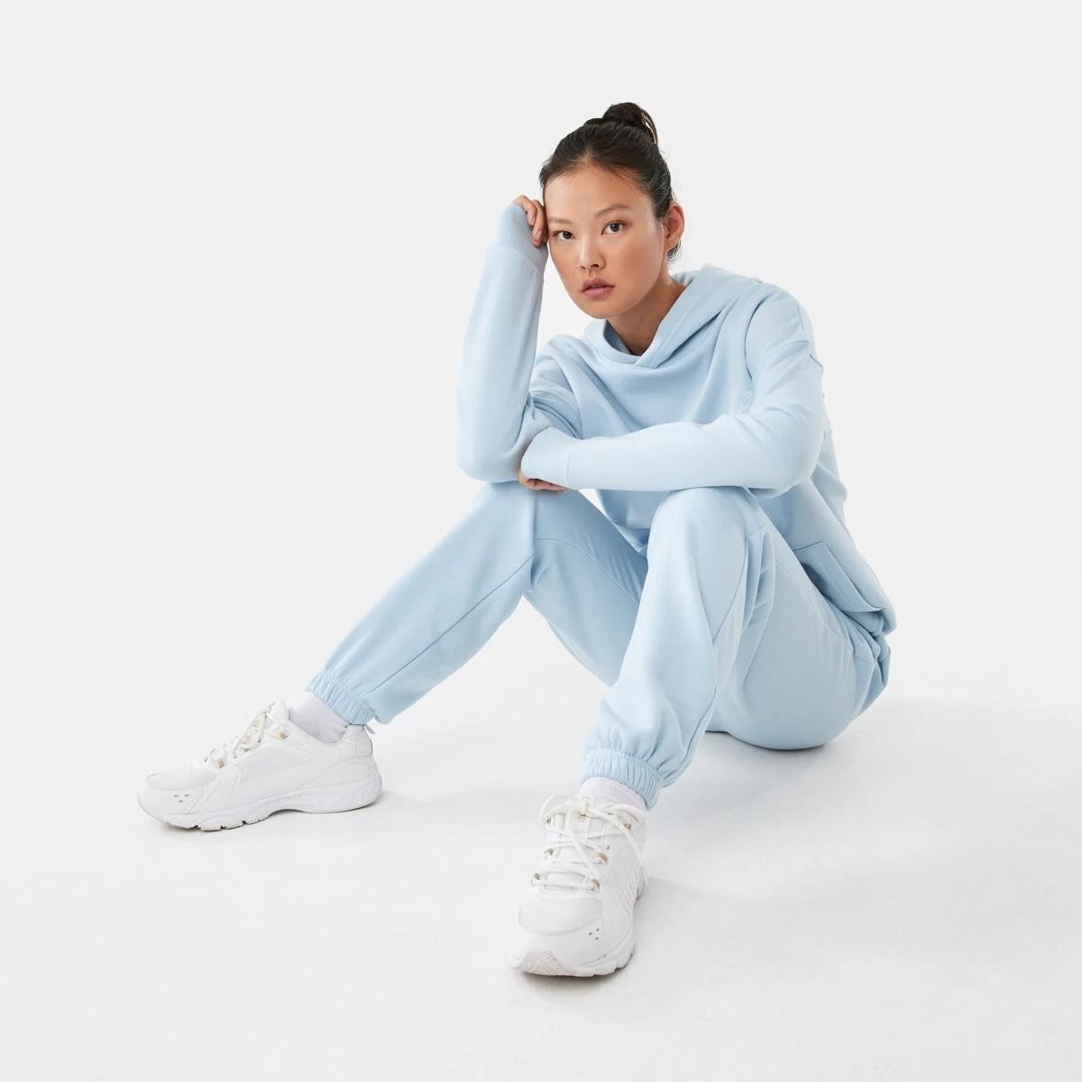 10 Everlast Womens Street Oversized Hoodie Retro Blue, 10 of 10
