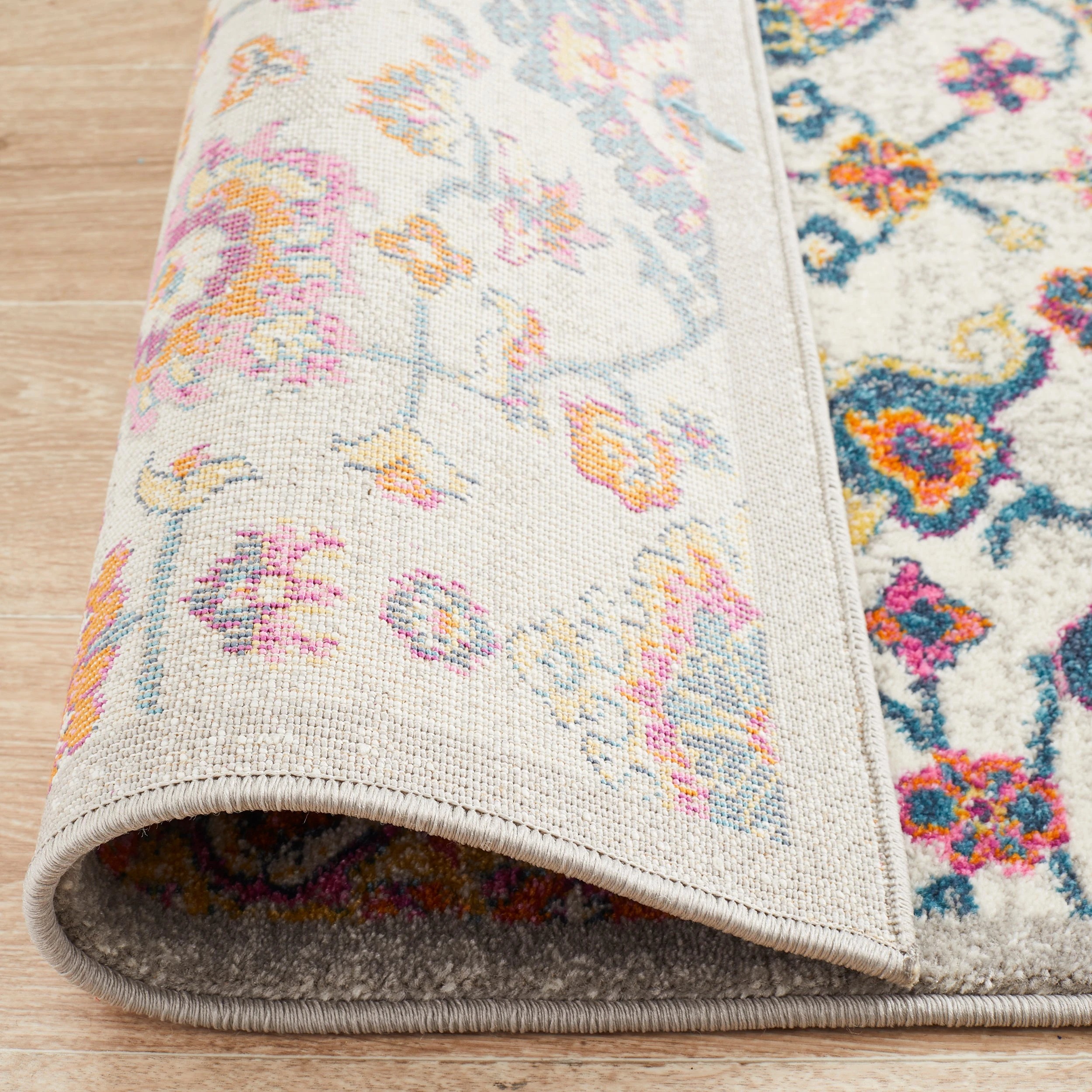 7 Common Ground Rugs Atlas 208 300x80cm - White, 7 of 7