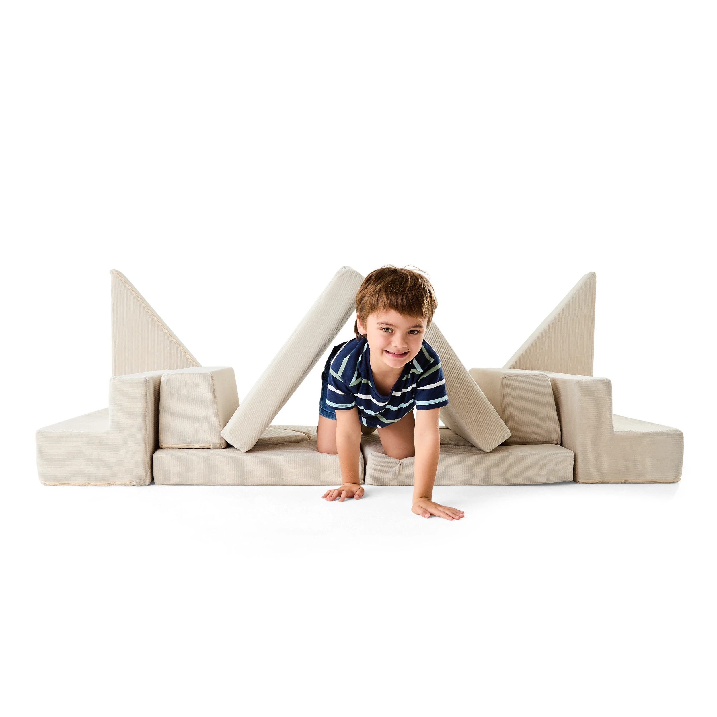 2 15 Piece Large Play Couch - Sand, 2 of 10