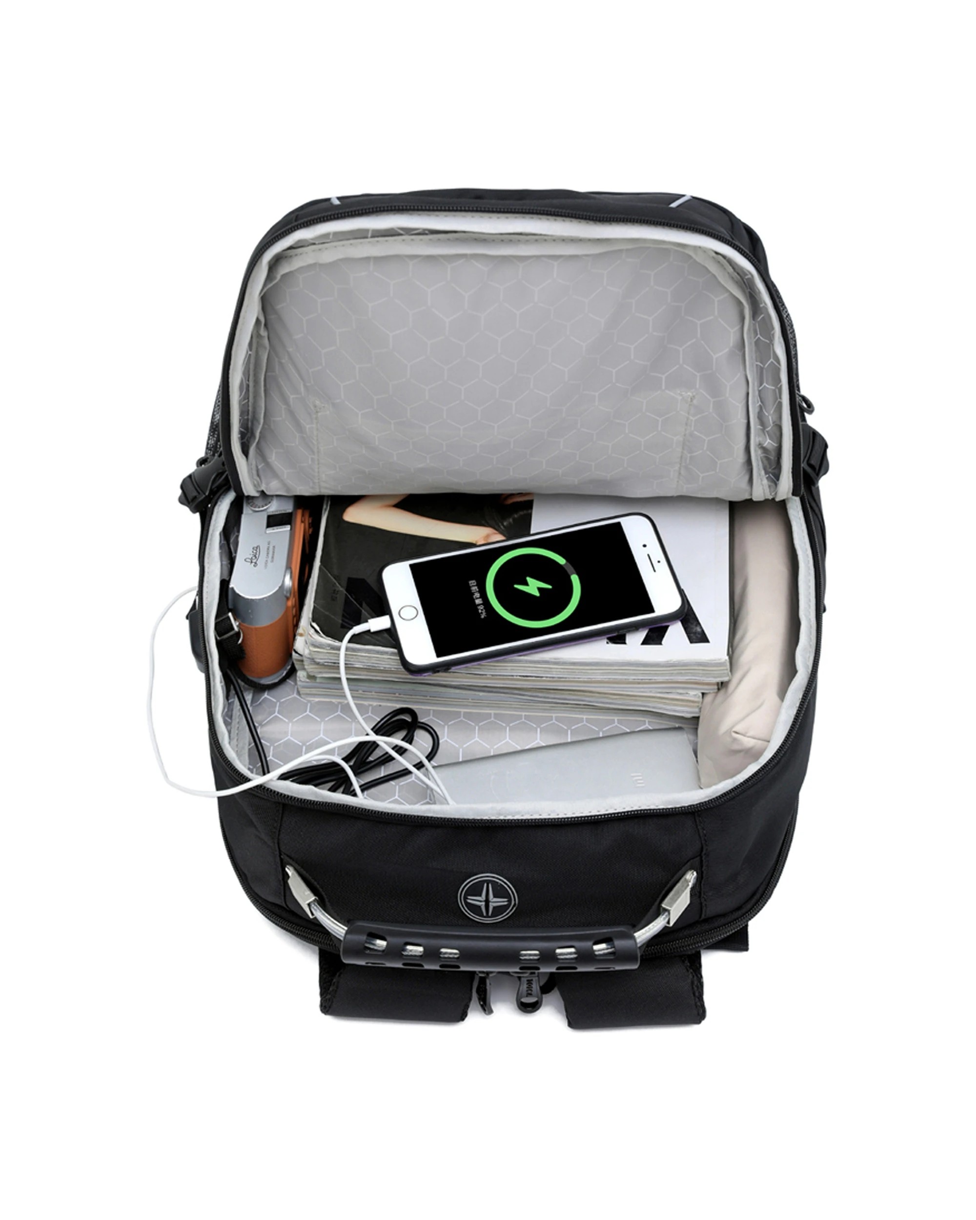 4 Tosca Deluxe 15.6" Laptop Padded Backpack - Black, 4 of 4