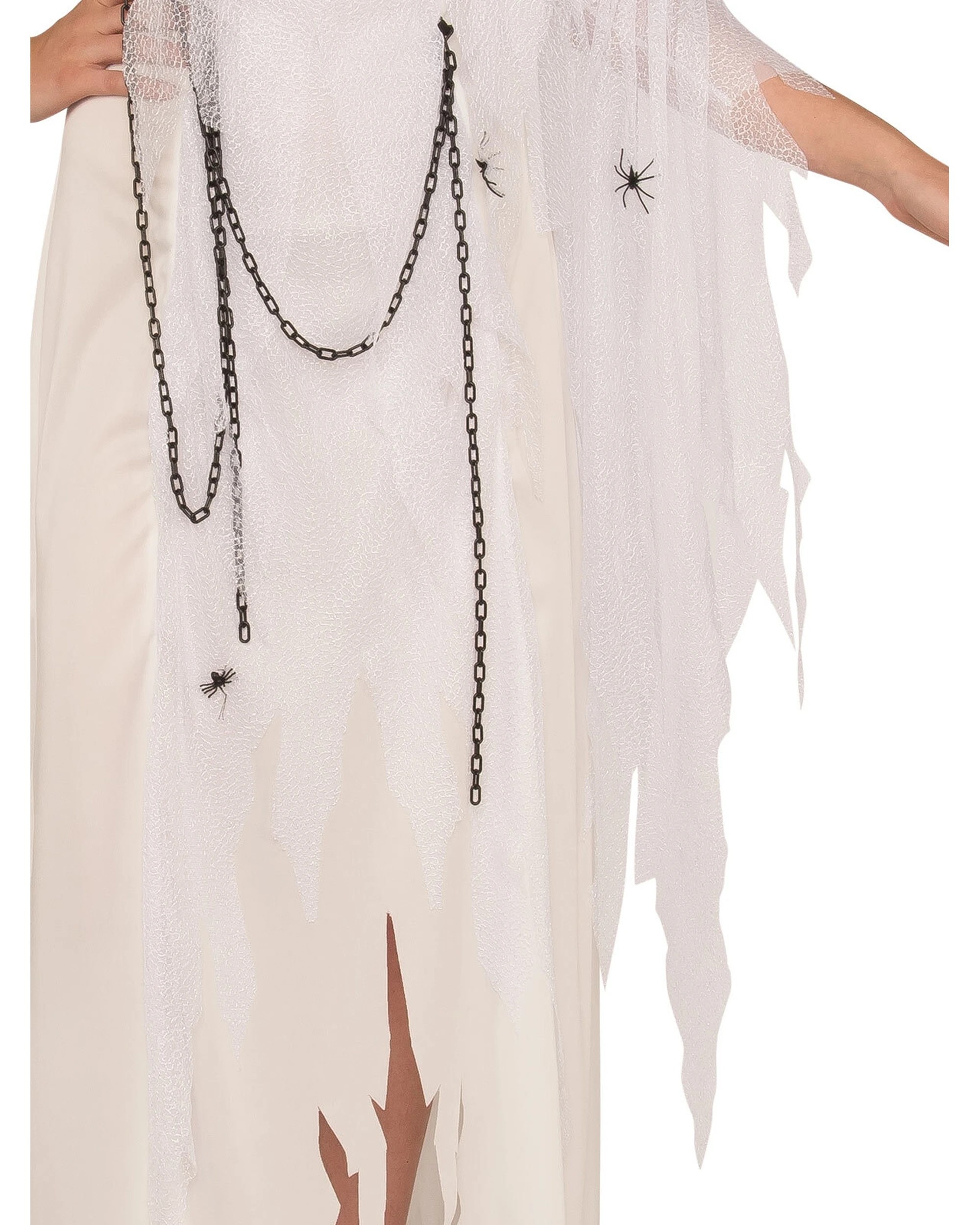 3 Rubies Ghostly Spirit Women Dress Up Costume Size Standard - White, 3 of 3