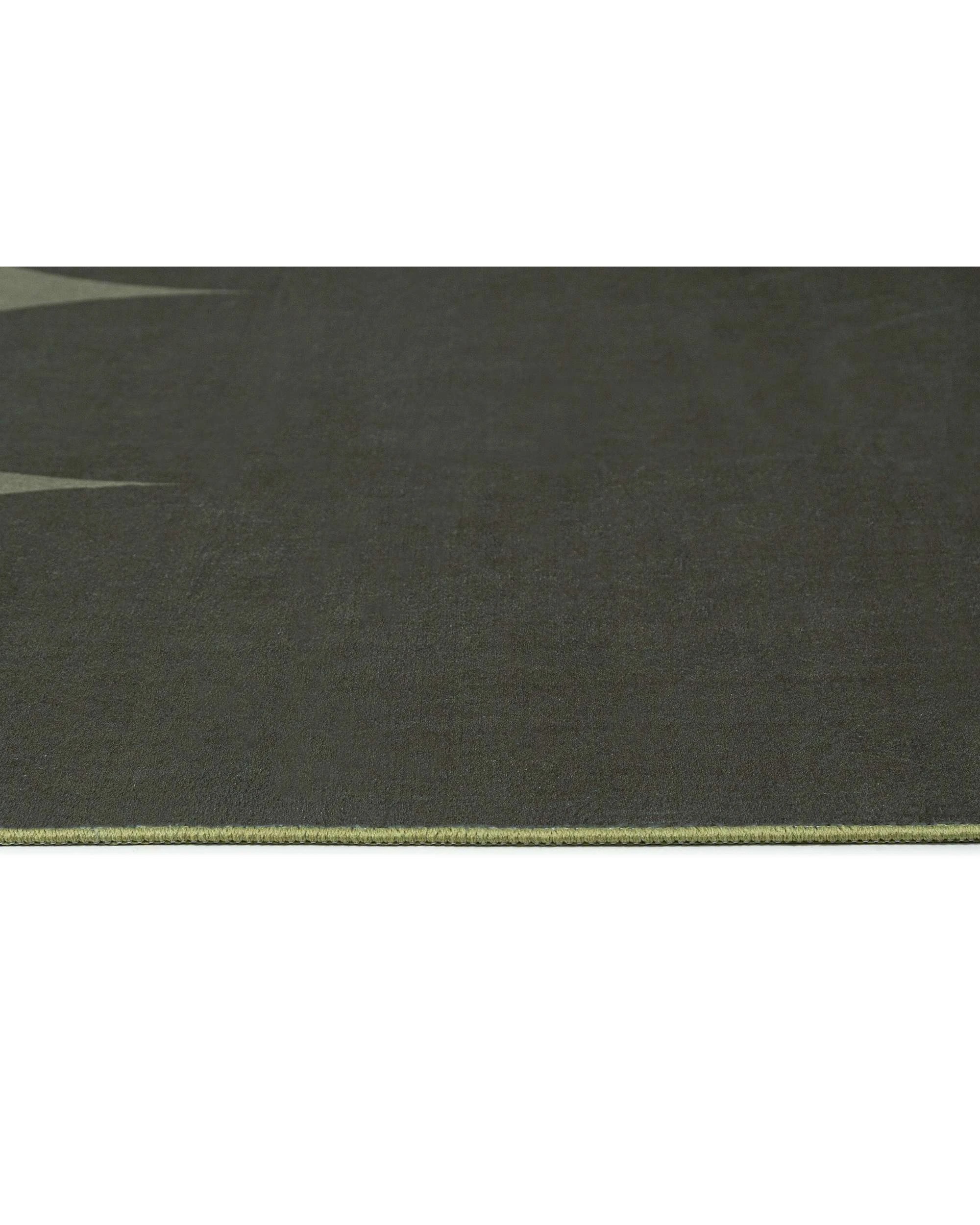 6 Loopsie Inuya Printed Dark Washable Rug - Green, 6 of 8