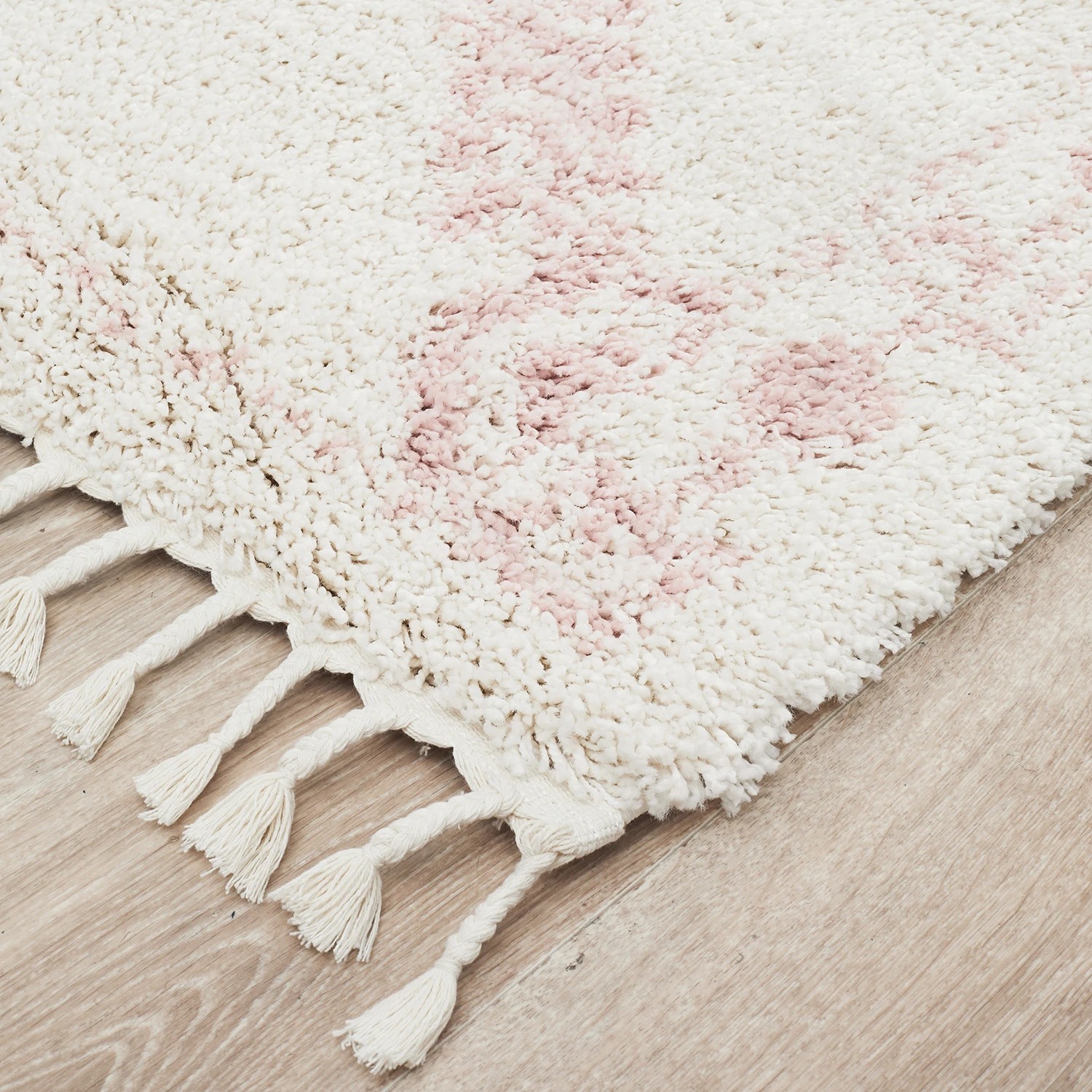 3 Common Ground Rugs Amber 33 290x200cm - Large Pet Friendly Floor Rug - Pink, 3 of 7