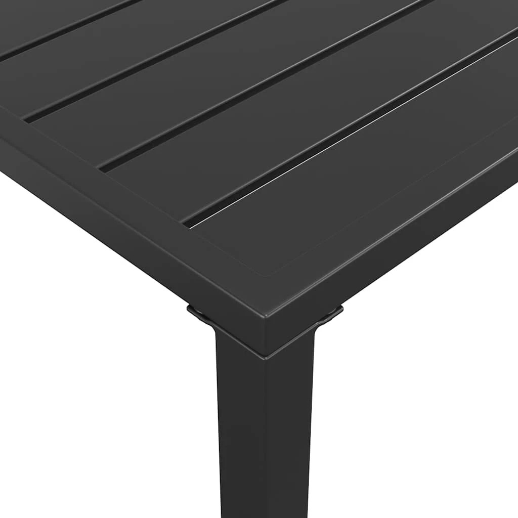 6 vidaXL garden dining table Durable - Grey, 6 of 7