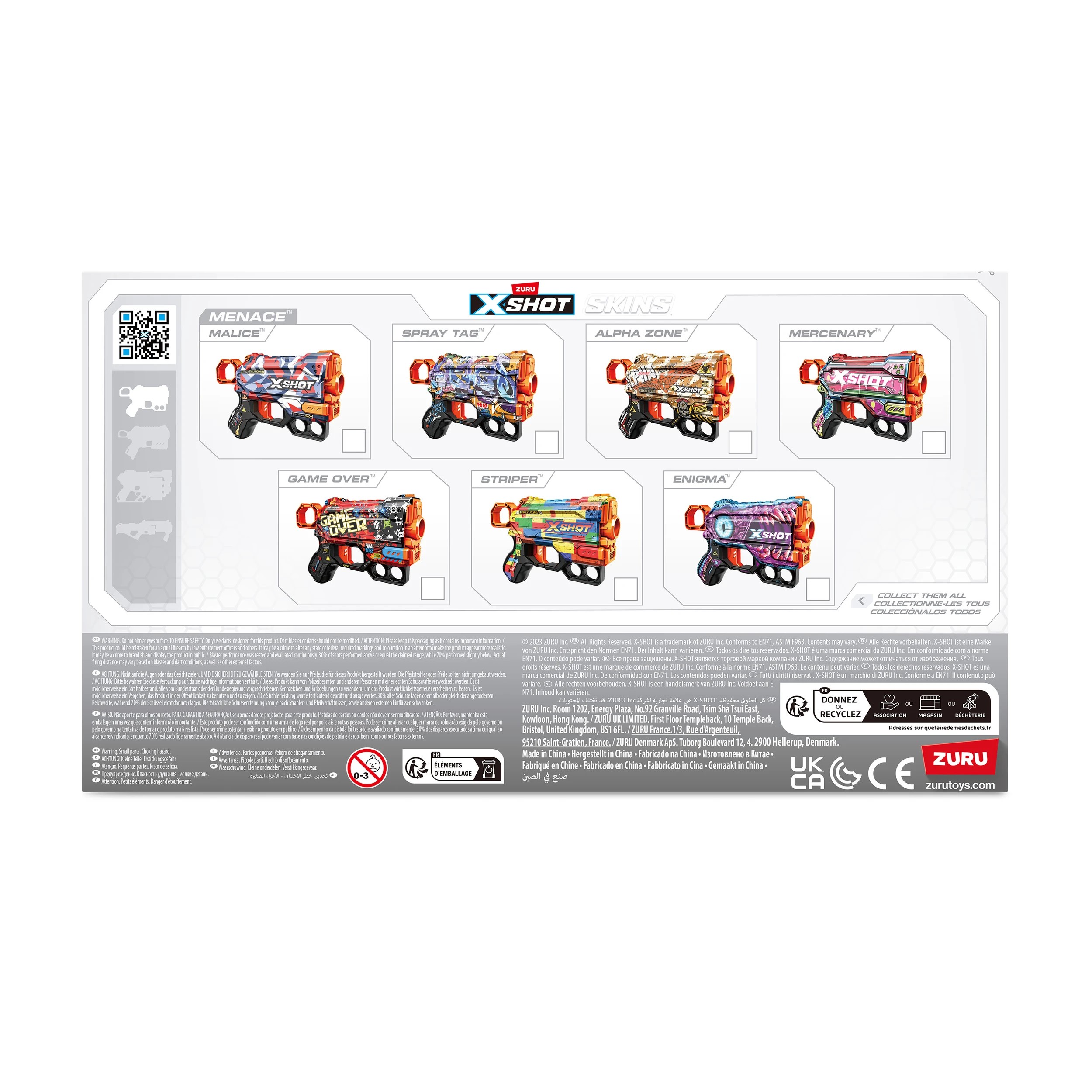 8 Zuru X-Shot Skins Menace Dart Blaster - Camo, 8 of 8