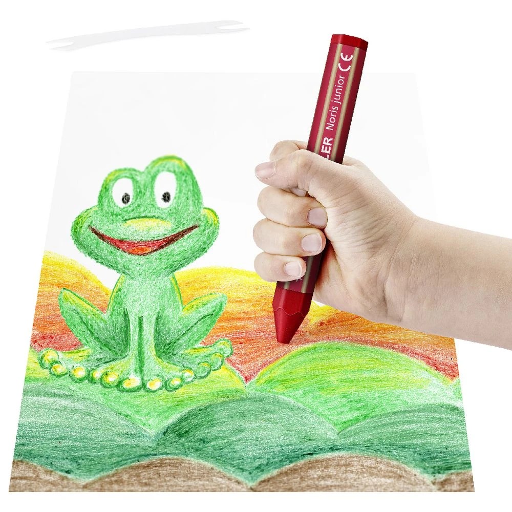 2 Staedtler Noris Junior Wax Crayons 6 Pack, 2 of 3