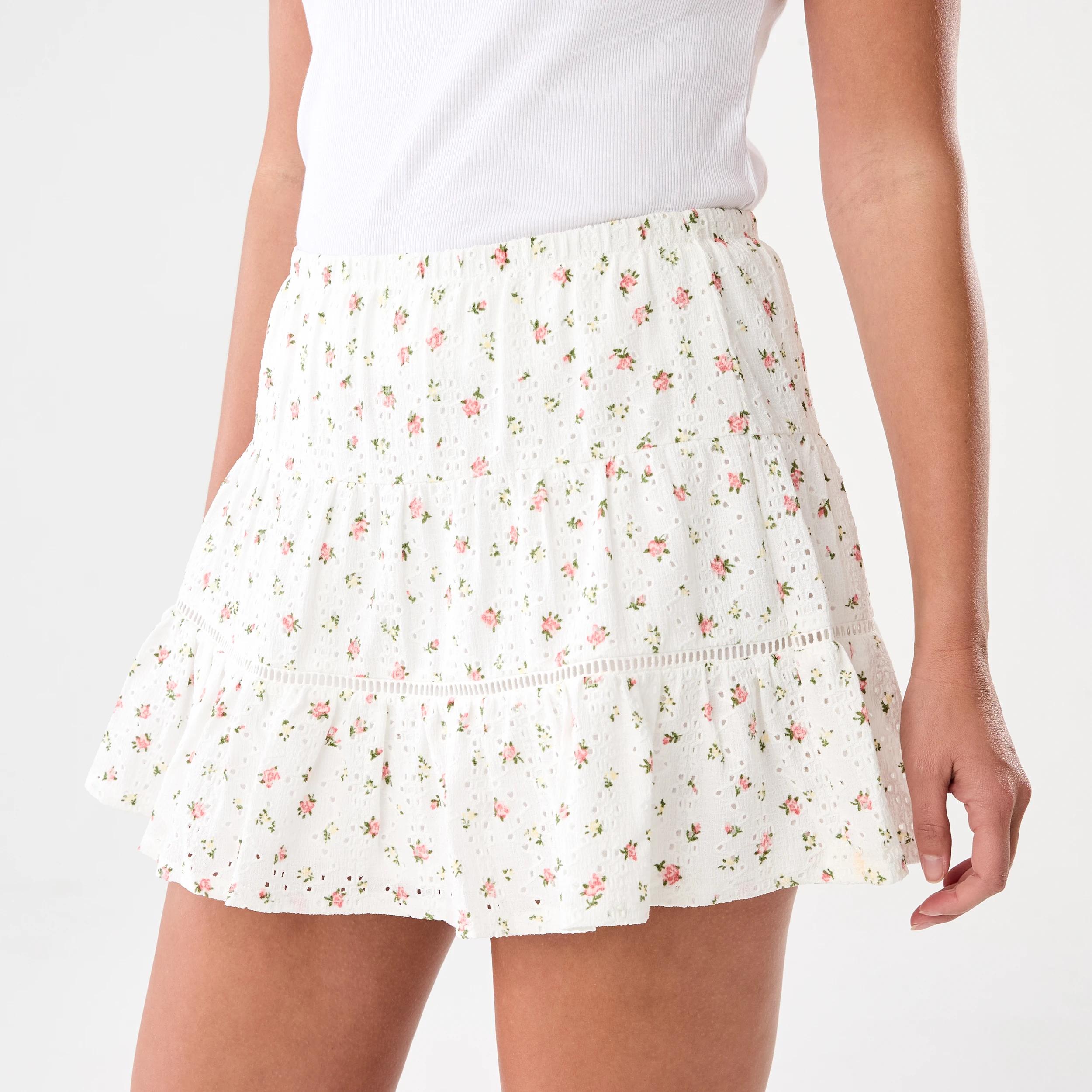 2 Trim Mini Skirt Pink Ditsy, 2 of 6
