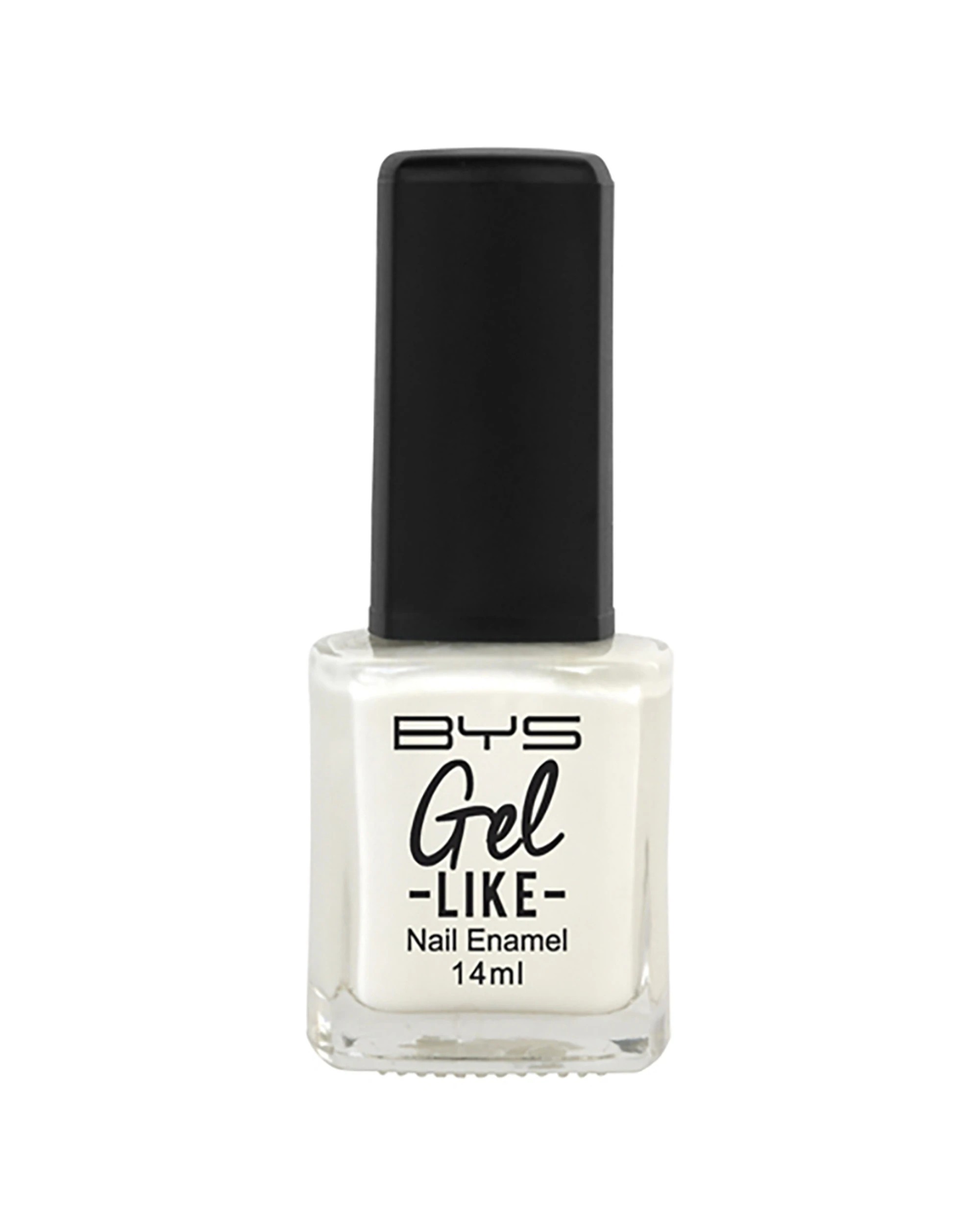 2 BYS 2PK BYS Gel-Like Ice Baby Nail Polish Long Wearing Chip Resistant 14ml - White, 2 of 2