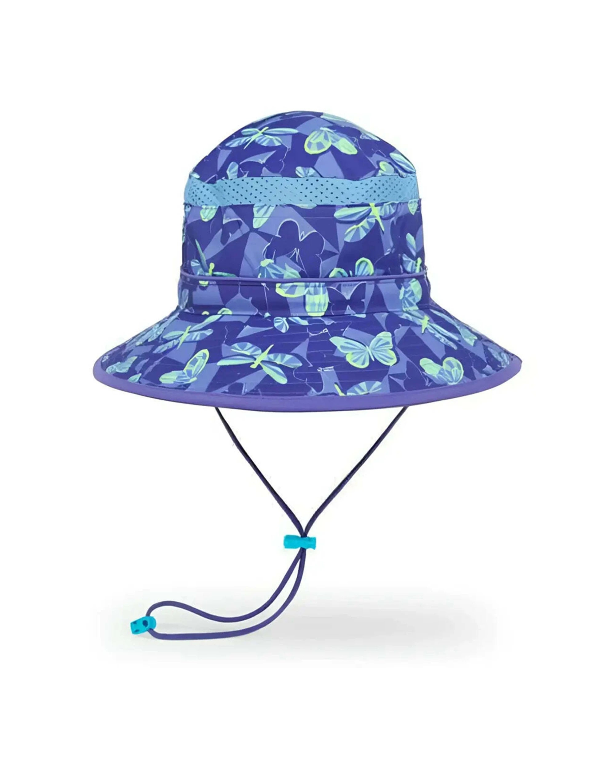 1 Sunday Afternoons Kids Fun Bucket Hat UPF 50+ Protection Child 2-5 Years Butterfly Dream - Blue, 1 of 1