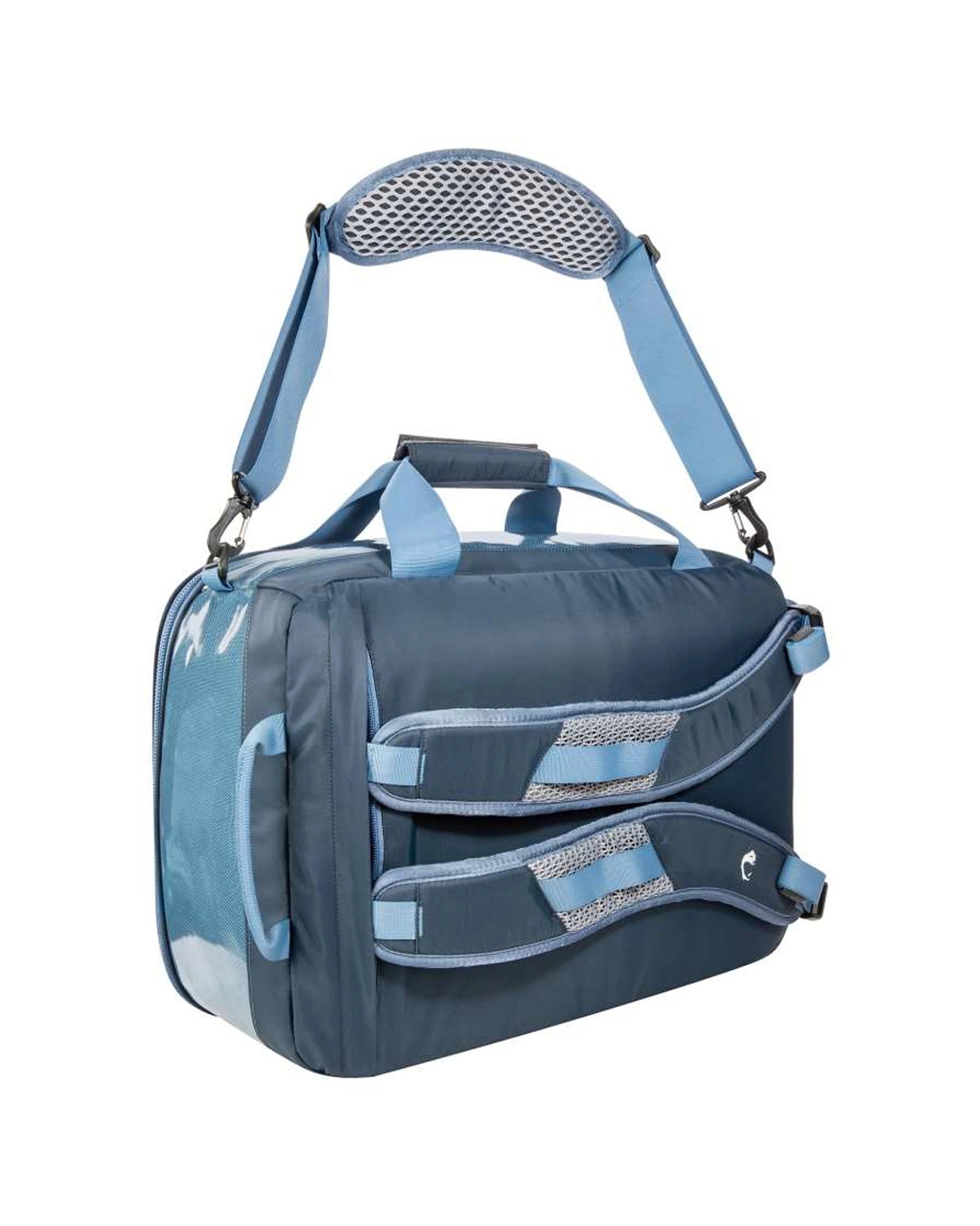 2 Tatonka Nylon Flight Outdoor Travel Duffel Bag 35L Back-Carrying System - Blue, 2 of 4