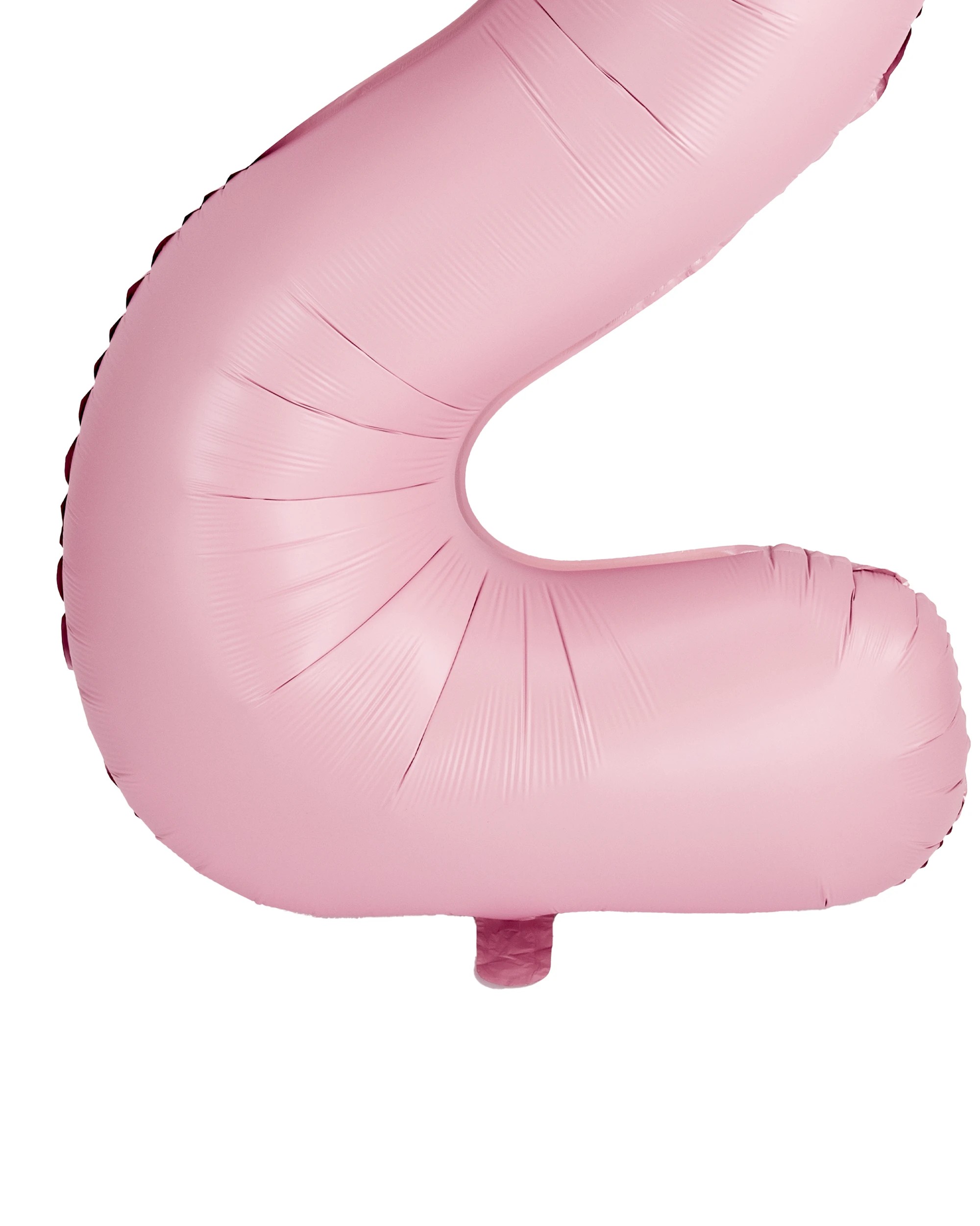 3 Giant Matte Pink Number 2 Foil Balloon, 3 of 5