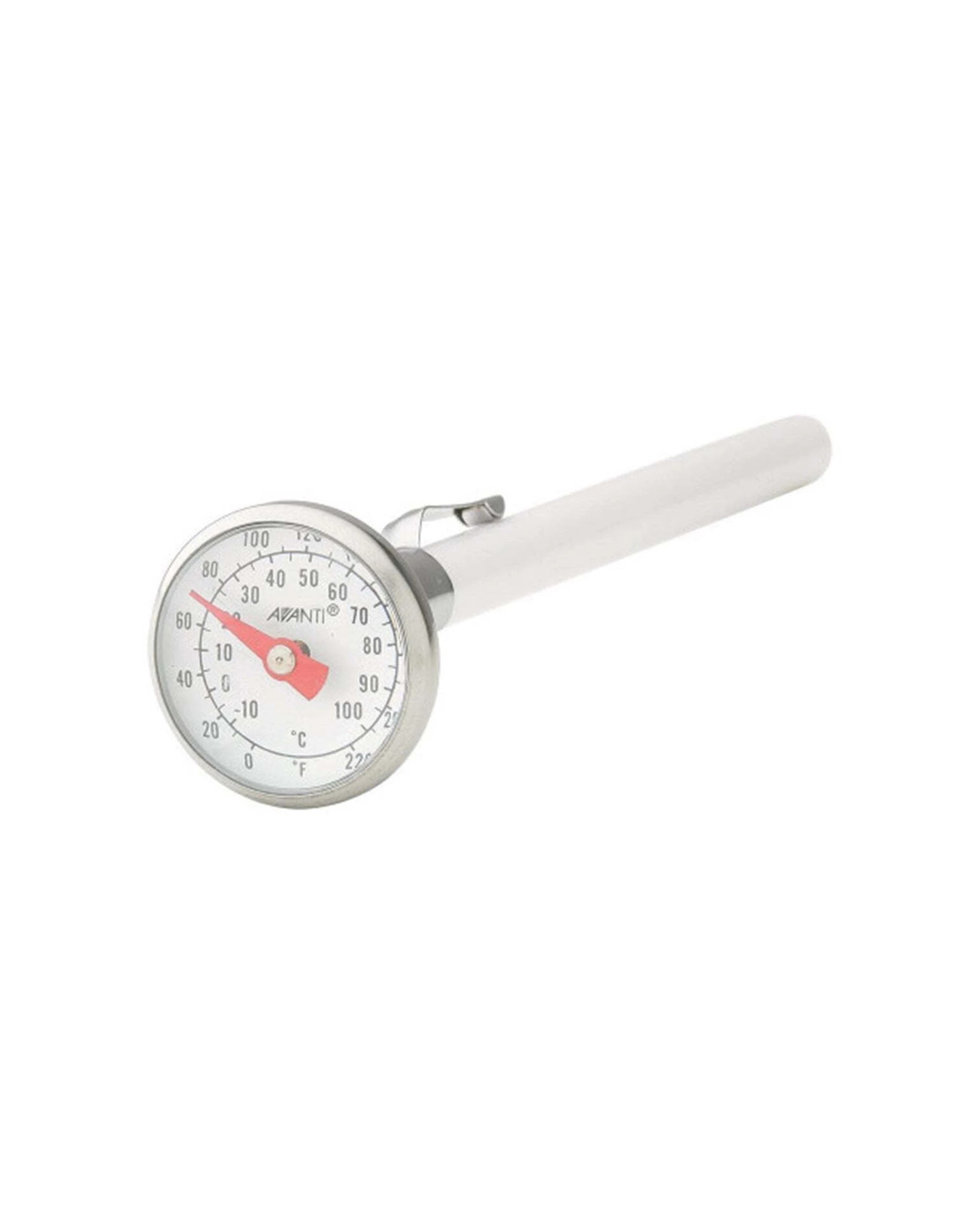 1 Avanti Instant Read Meat Thermometer Cooking Gauge Vacuum Insulated Leakproof - Silver, 1 of 1
