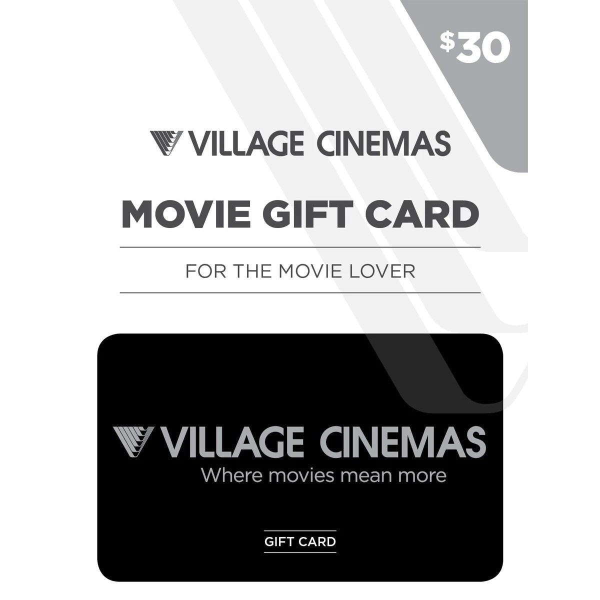 1 Village Cinemas $30 Movie Gift Card
