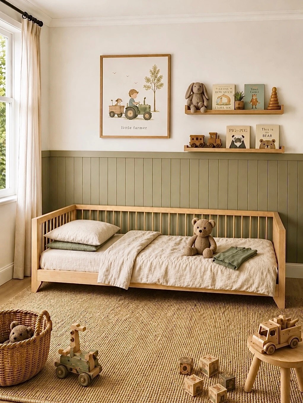 4 Hide & Seek Kids Oliver Solid Pine Kids Bed - Single Bed, 4 of 5