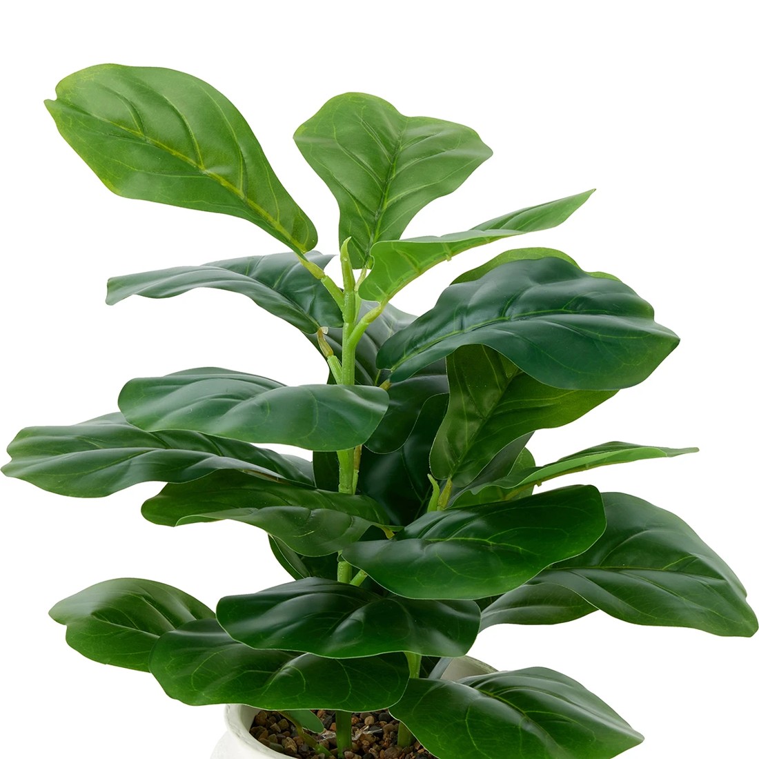 3 Artificial Fiddle Fig Plant in Pot, 3 of 5