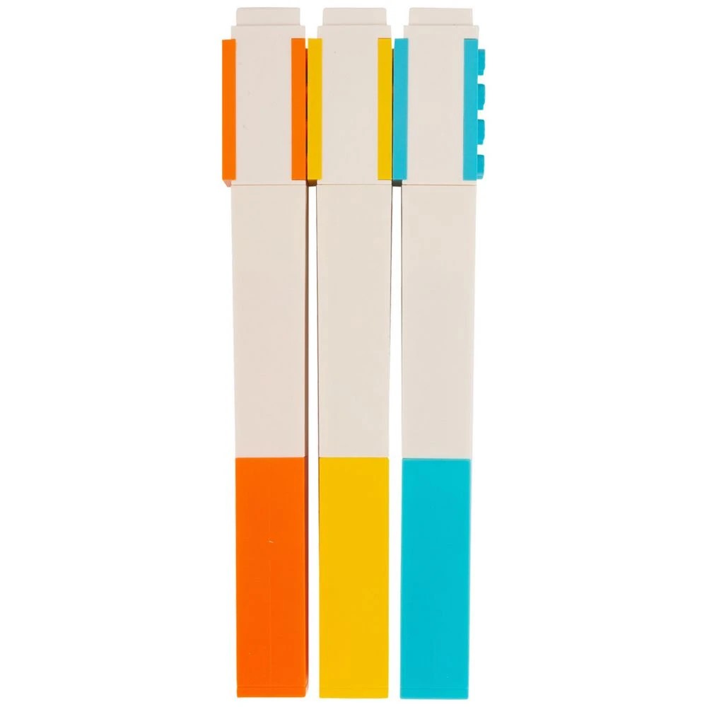 4 Lego Highlighters 3 Pack, 4 of 5