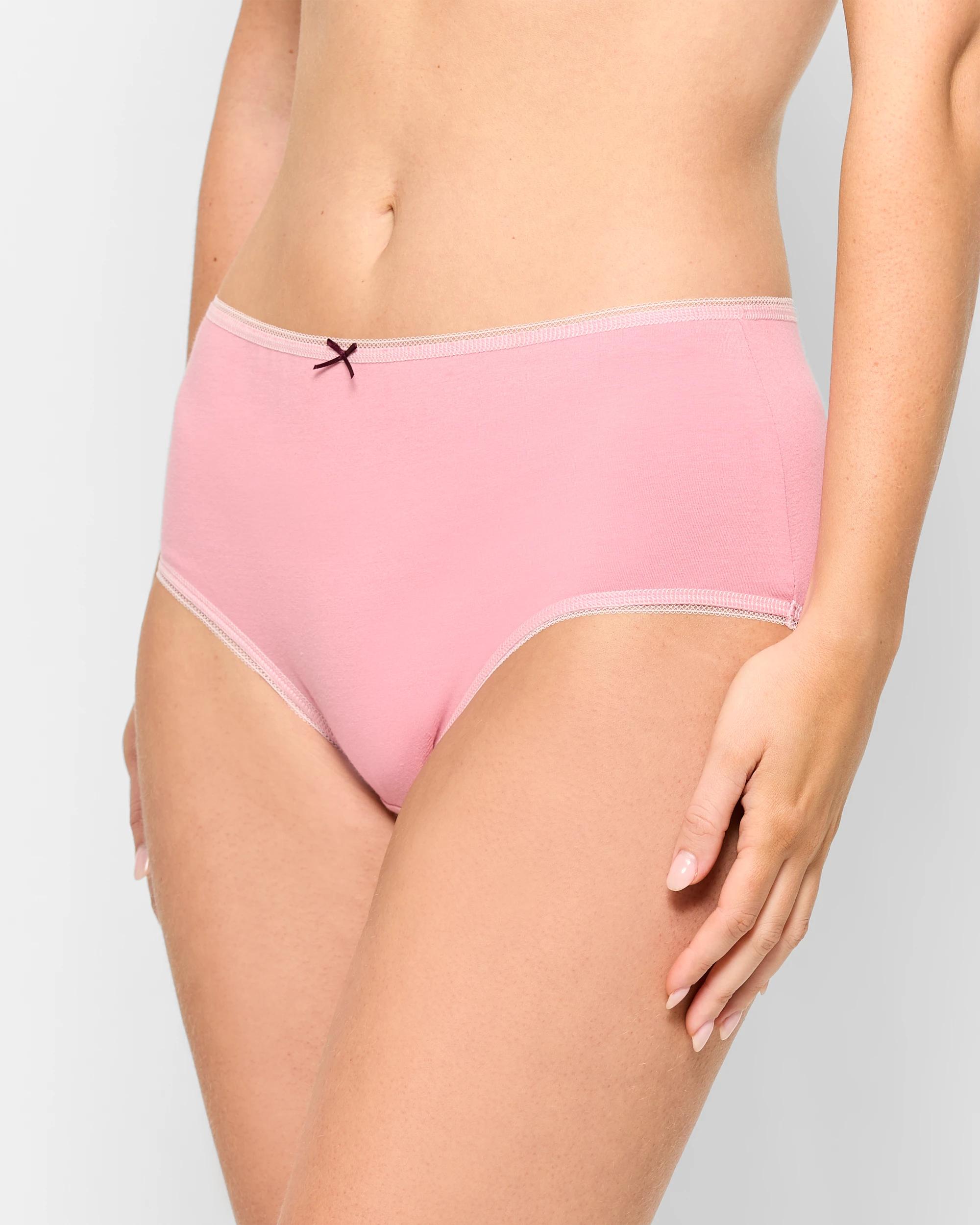 3 Target Womens Australian Cotton Midi Briefs 5 Pack BERRY MEDITERANEAN, 3 of 5