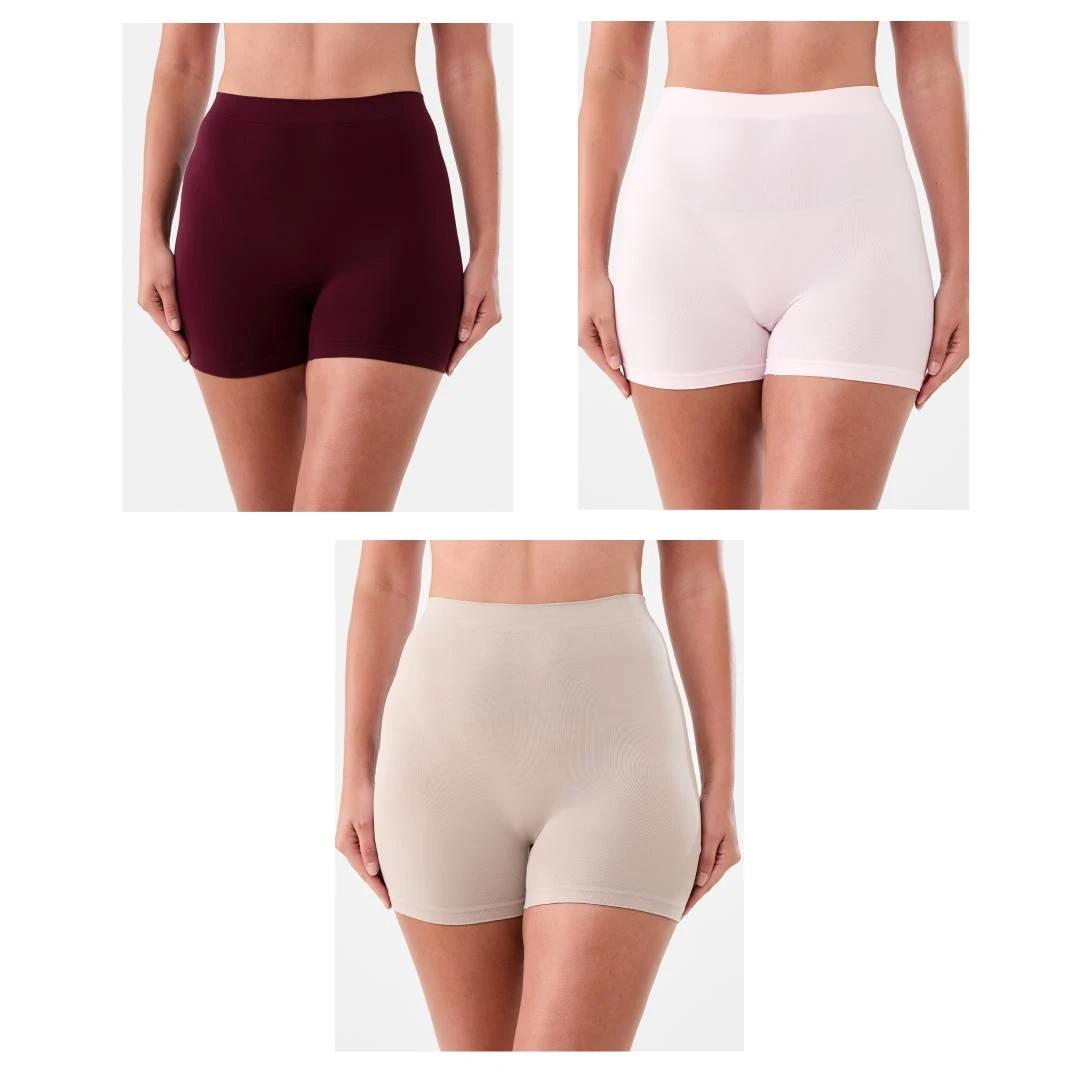1 3 Pack Seamfree Boyshorts Vr Bp Ft, 1 of 5