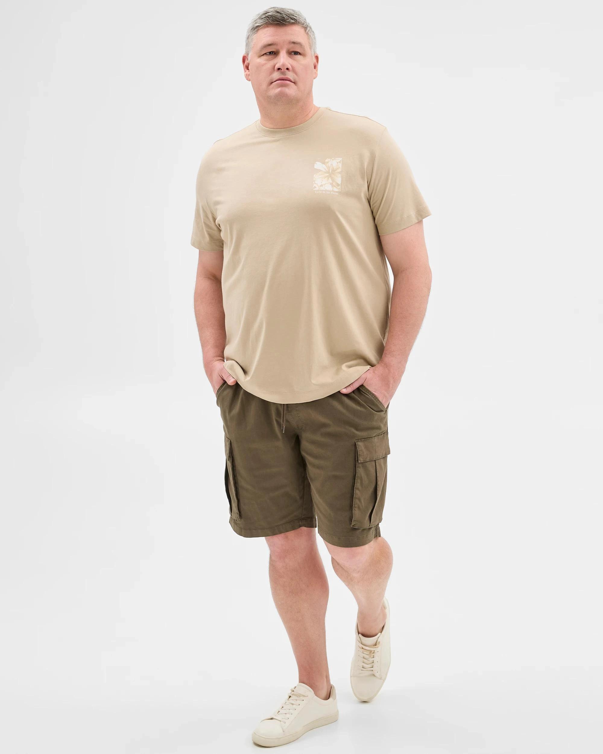 1 Target Plus Size Australian Cotton Fashion T-Shirt TAN, 1 of 5