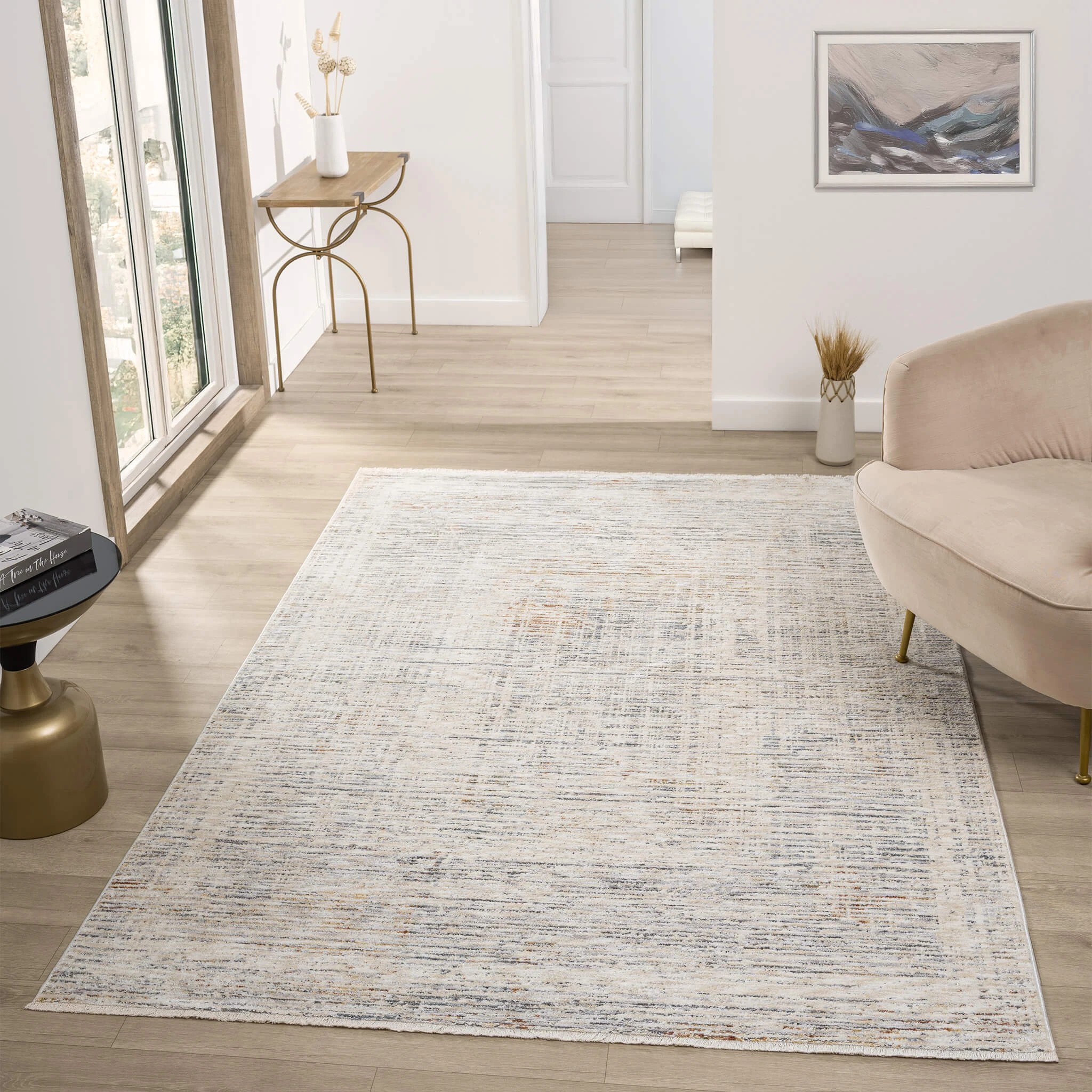 2 La Grace Home Adelia Premium Rug - 160x230cm - Stone, 2 of 10
