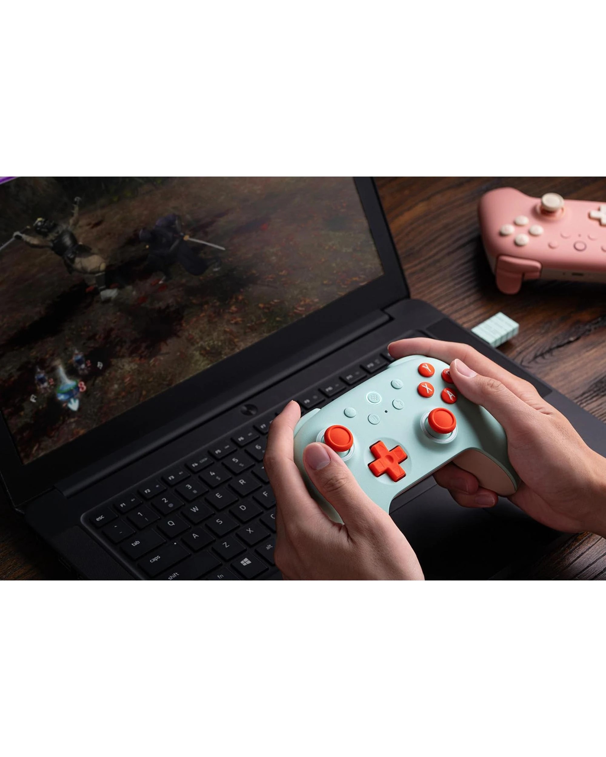 9 8BitDo Ultimate 2C Wireless Controller for PC - Mint, 9 of 9