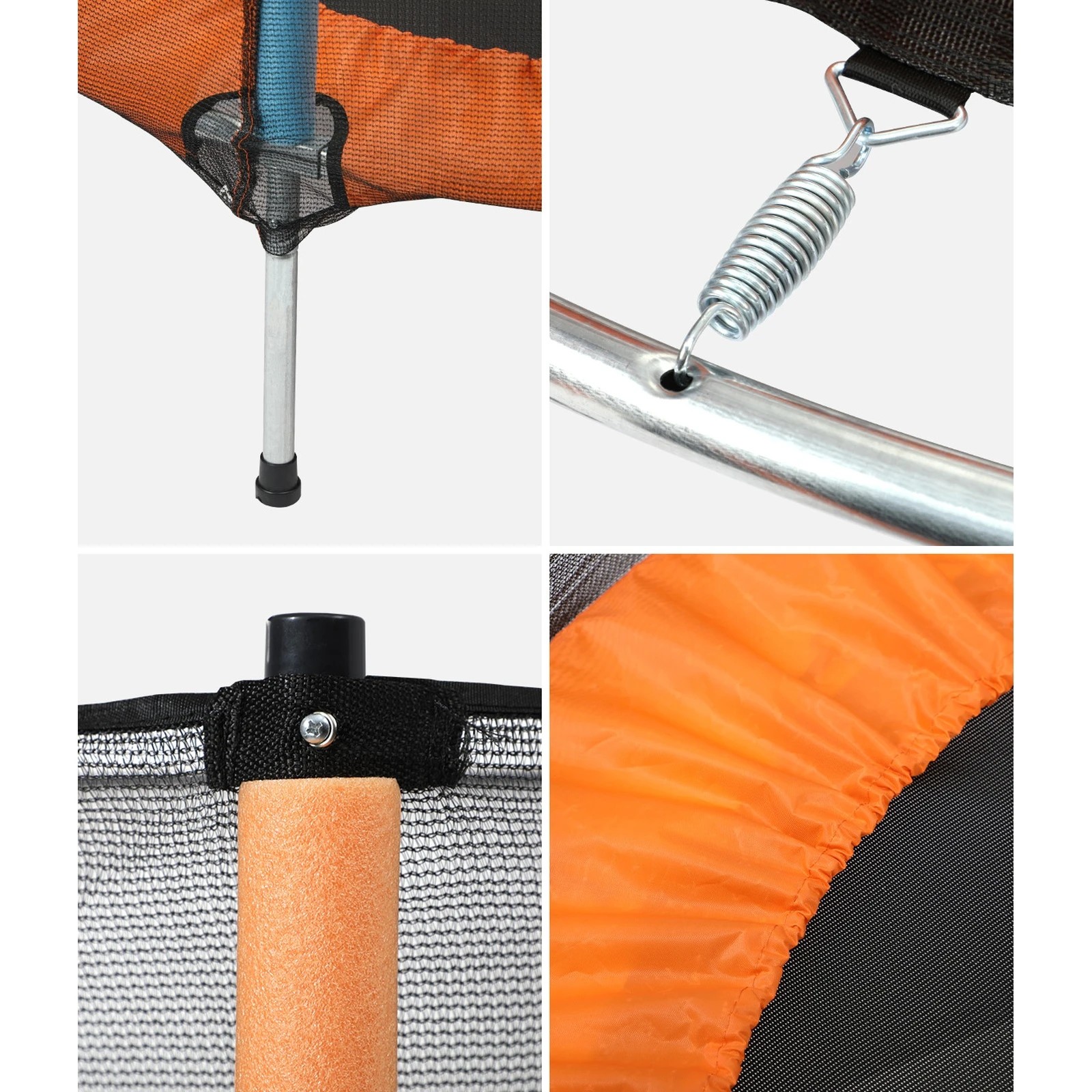 9 Mazam 60 Inch Trampoline Kids Jumping Trampolines Enclosure Safety Net Pad
 - Multi, 9 of 10