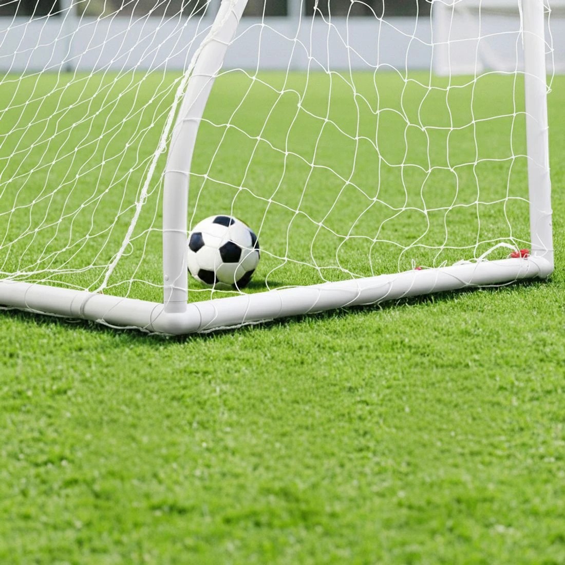 4 Everfit 12FT Soccer Football Goal Net UPVC Frame - White, 4 of 6