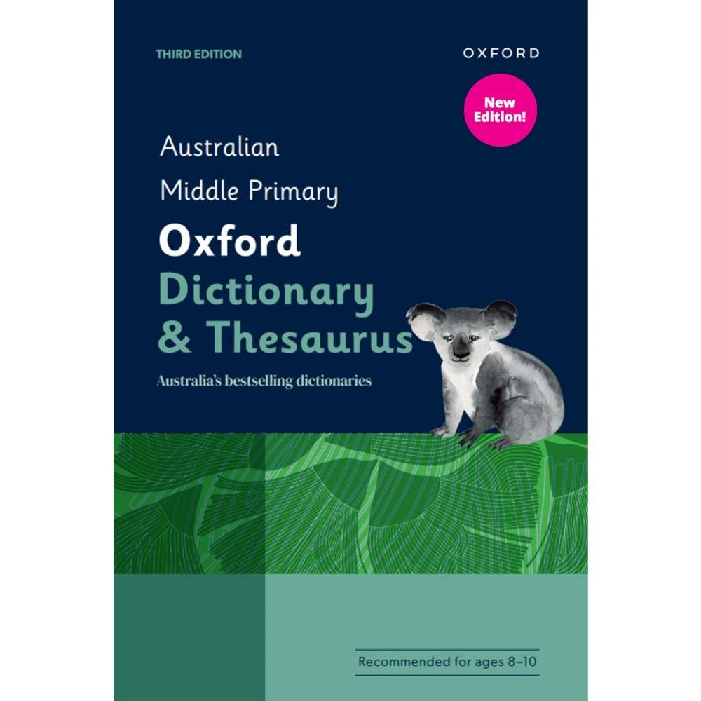 1 Australian Middle Primary Oxford Dictionary & Thesaurus 3E, 1 of 1