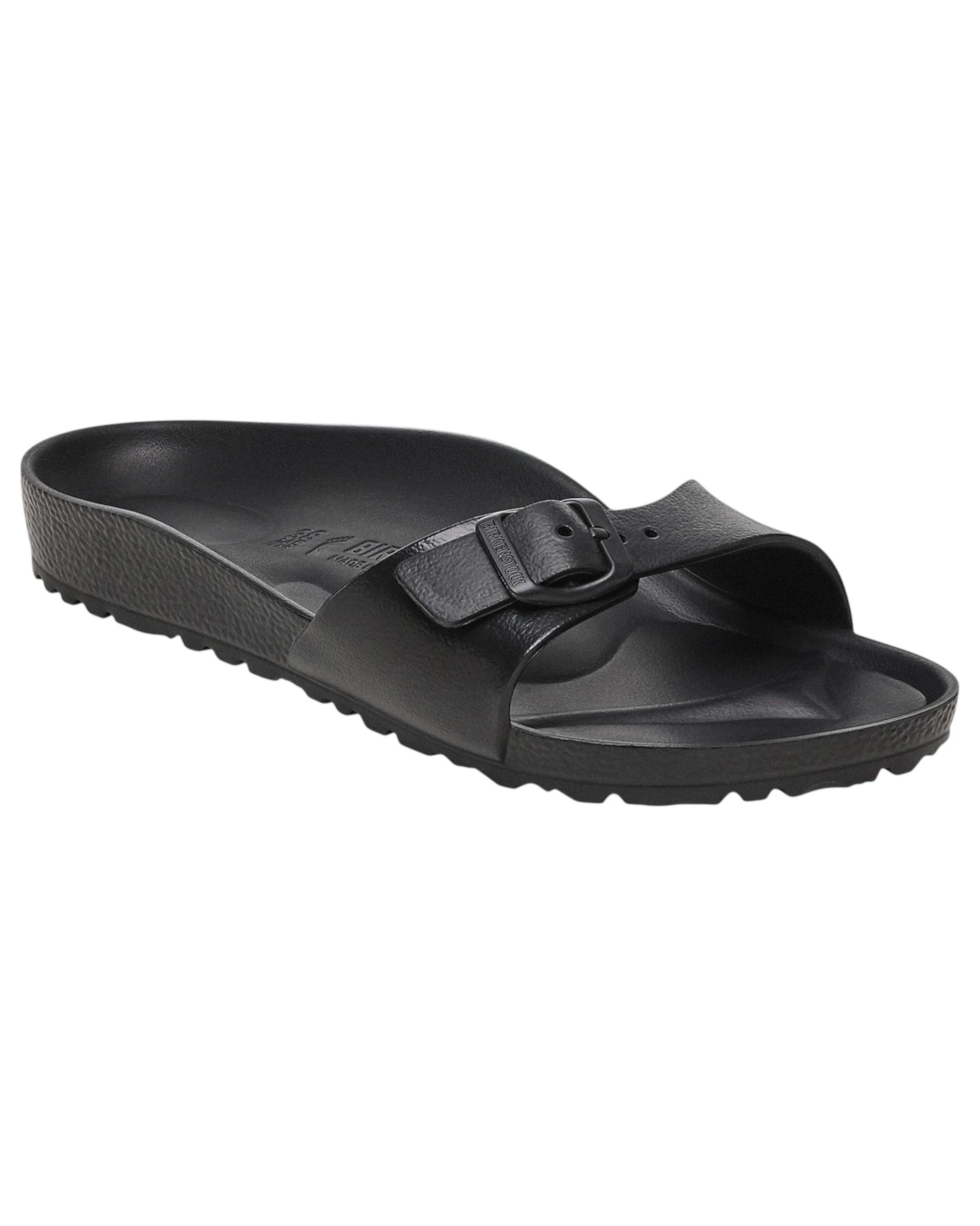 1 Birkenstock Mens Madrid Regular EVA Slip On Sandals BLACK, 1 of 5