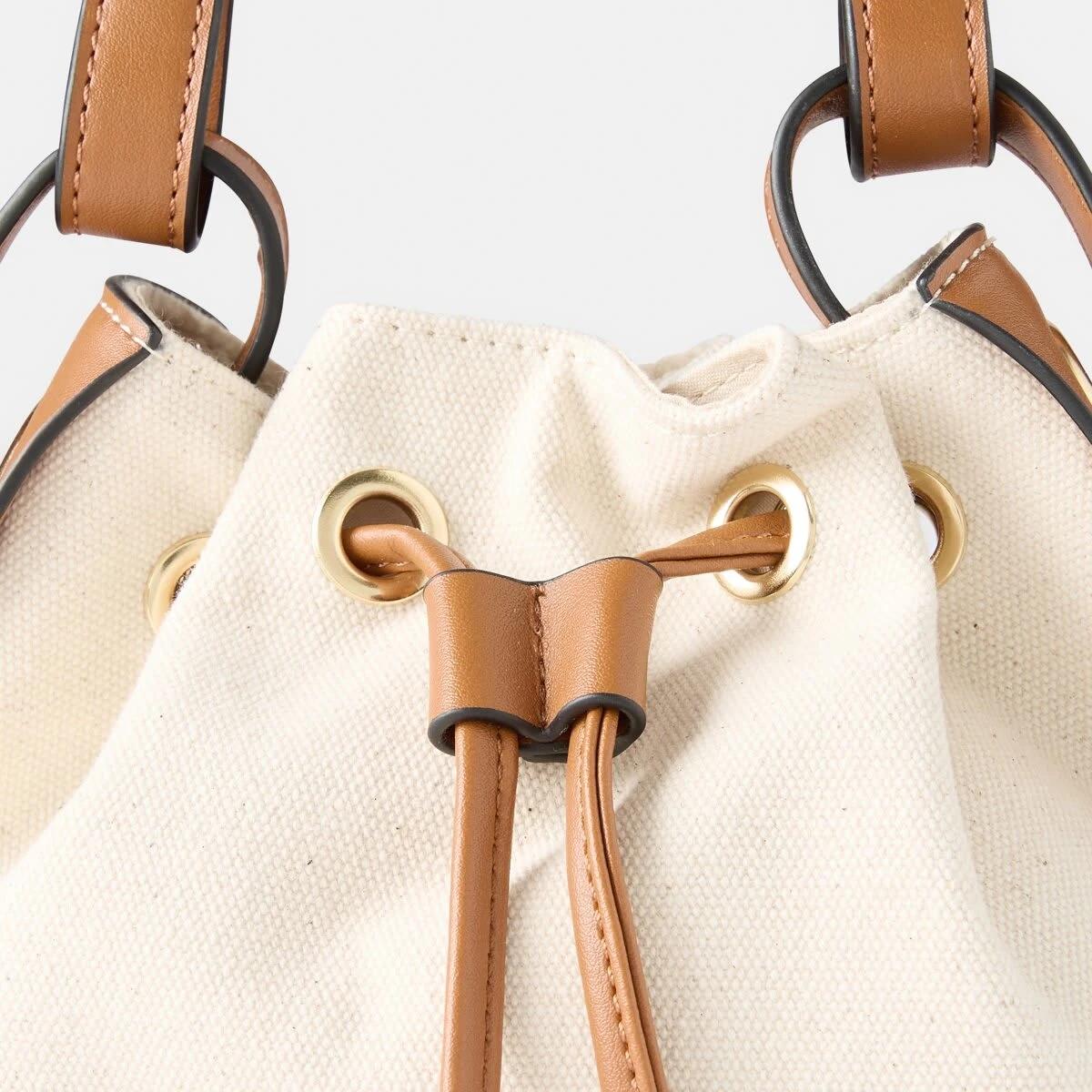 4 Canvas Bucket Bag Natural, 4 of 10