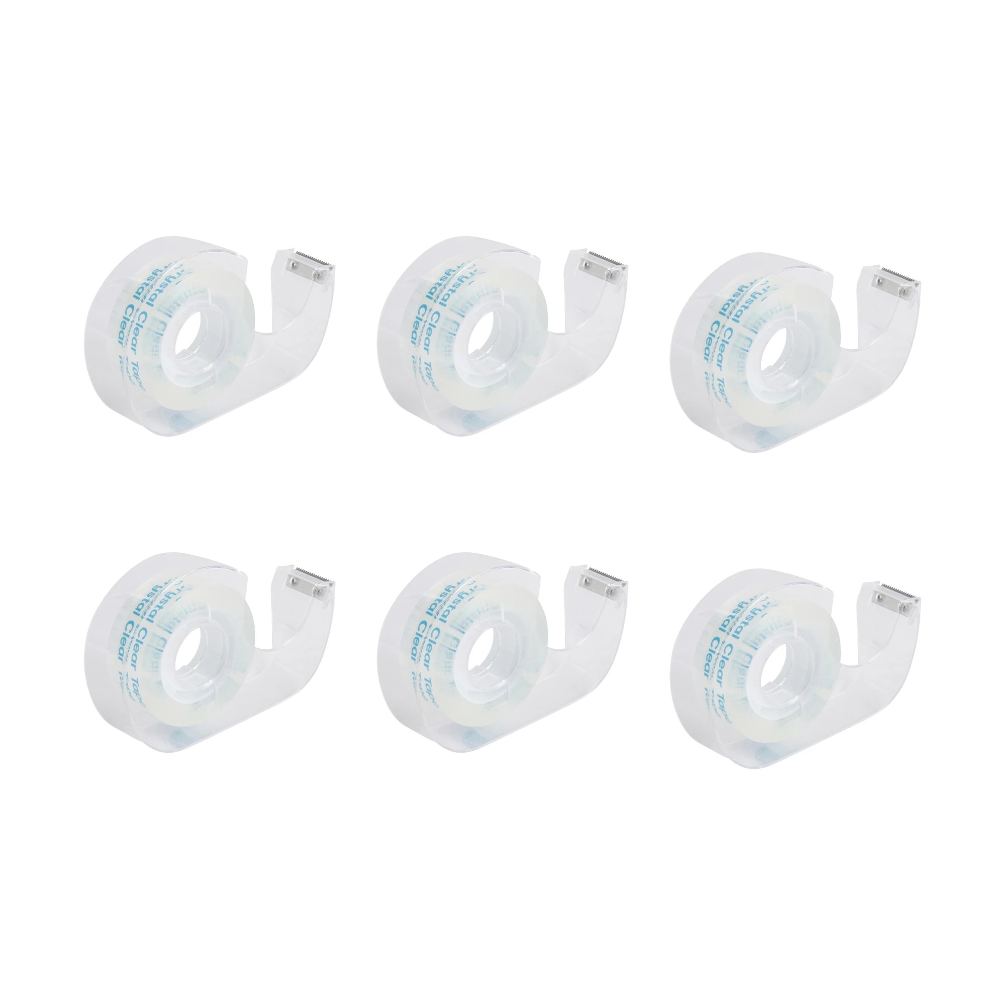 1 6 Pack Tape Dispensers, 1 of 6