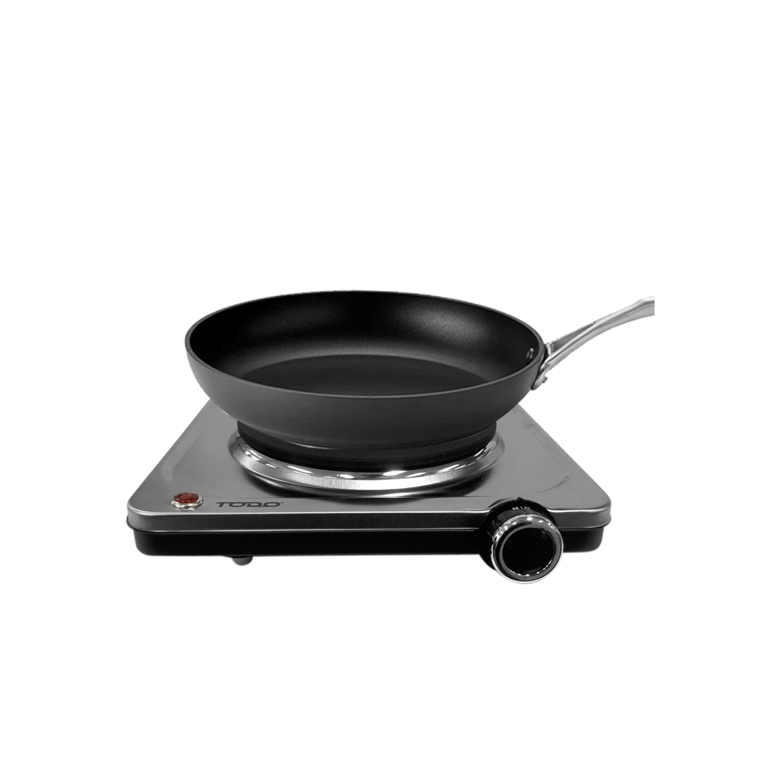 5 TODO 1500W Portable Hotplate Electric Cooktop Single Stainless Steel, 5 of 6