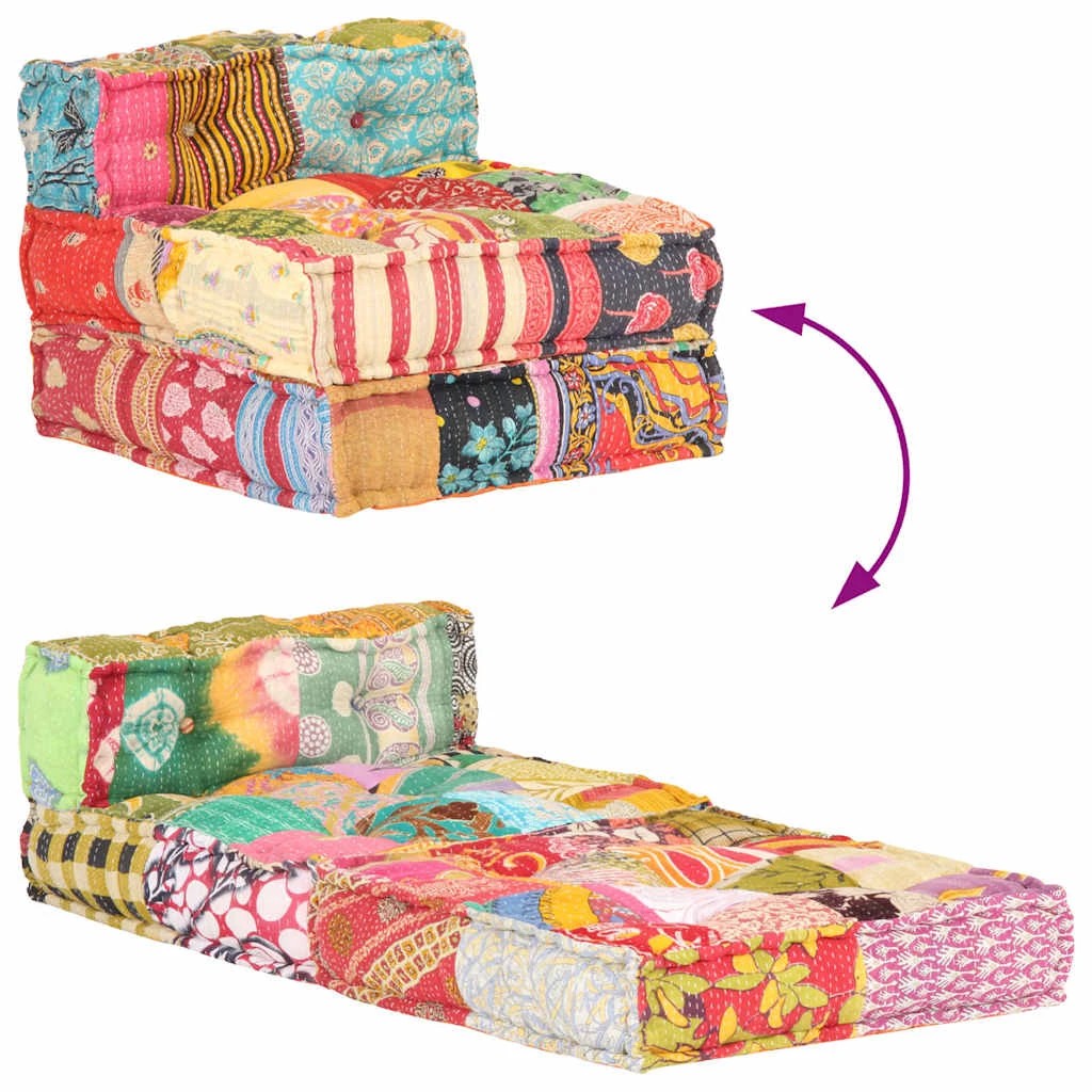 8 Vidaxl Pouffe Sofa Bed - Multi, 8 of 9